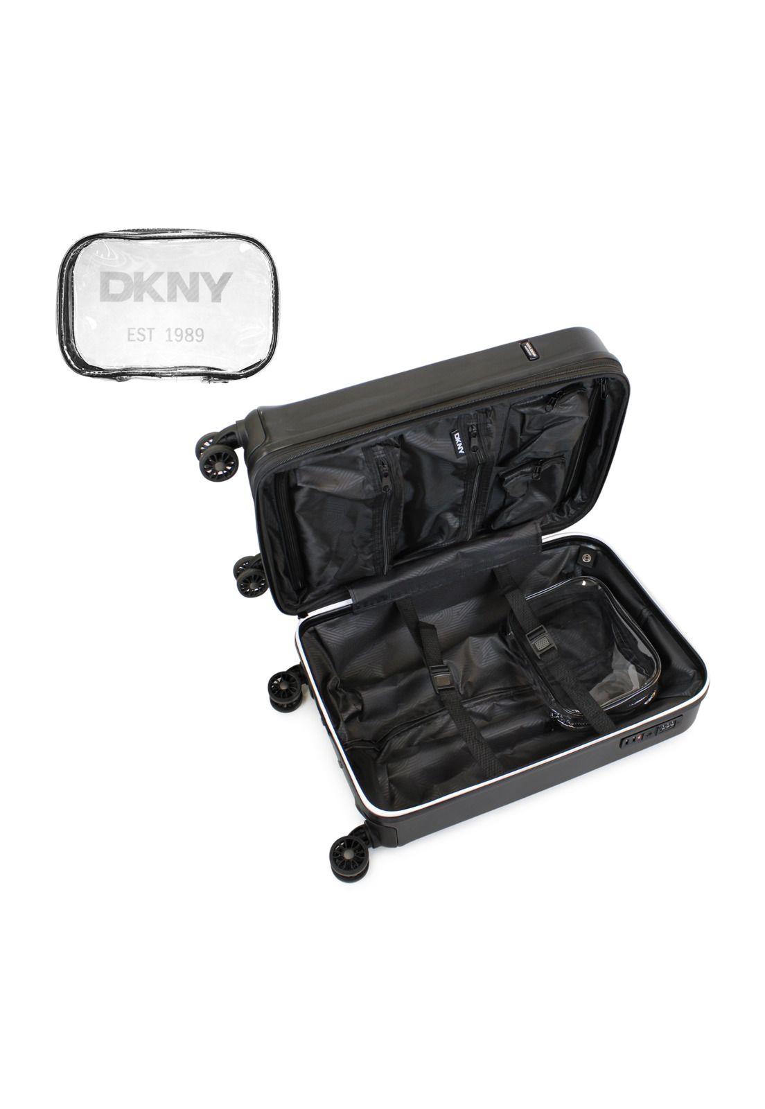 Pack 2 Maletas Donna Karan Lumina S 10kg + L 23kg negra DKNY-3