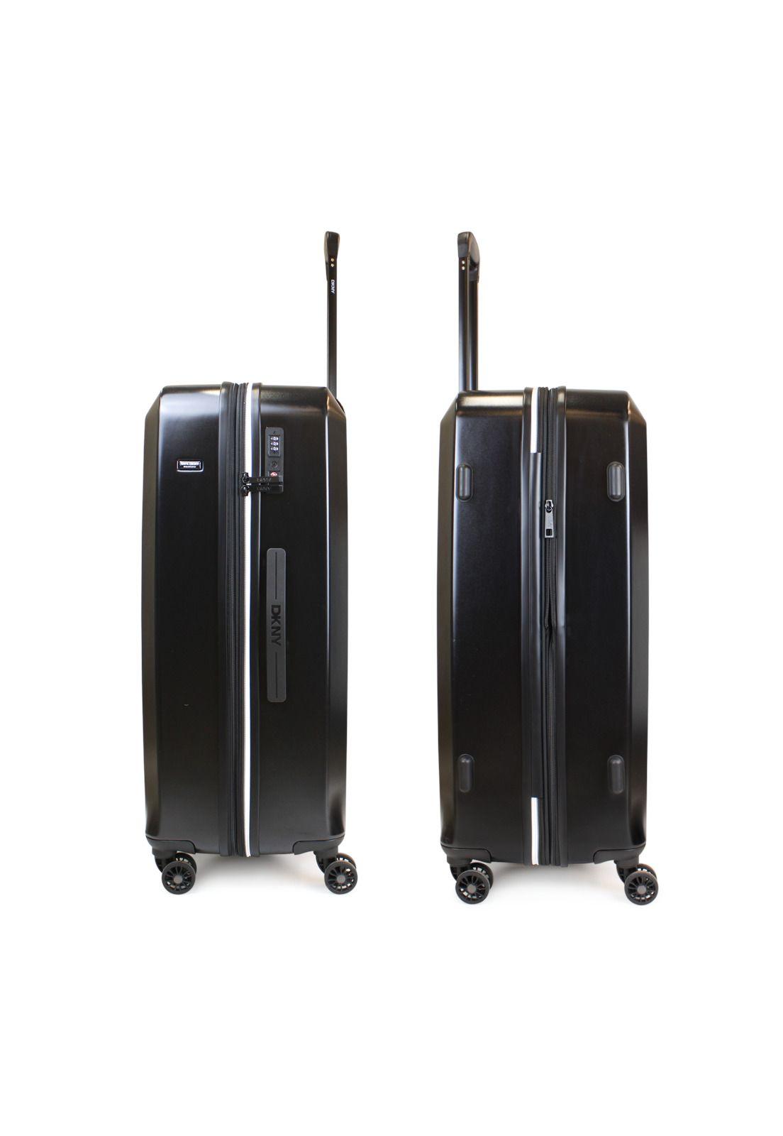 Pack 2 Maletas Donna Karan Lumina S 10kg + L 23kg negra DKNY-5