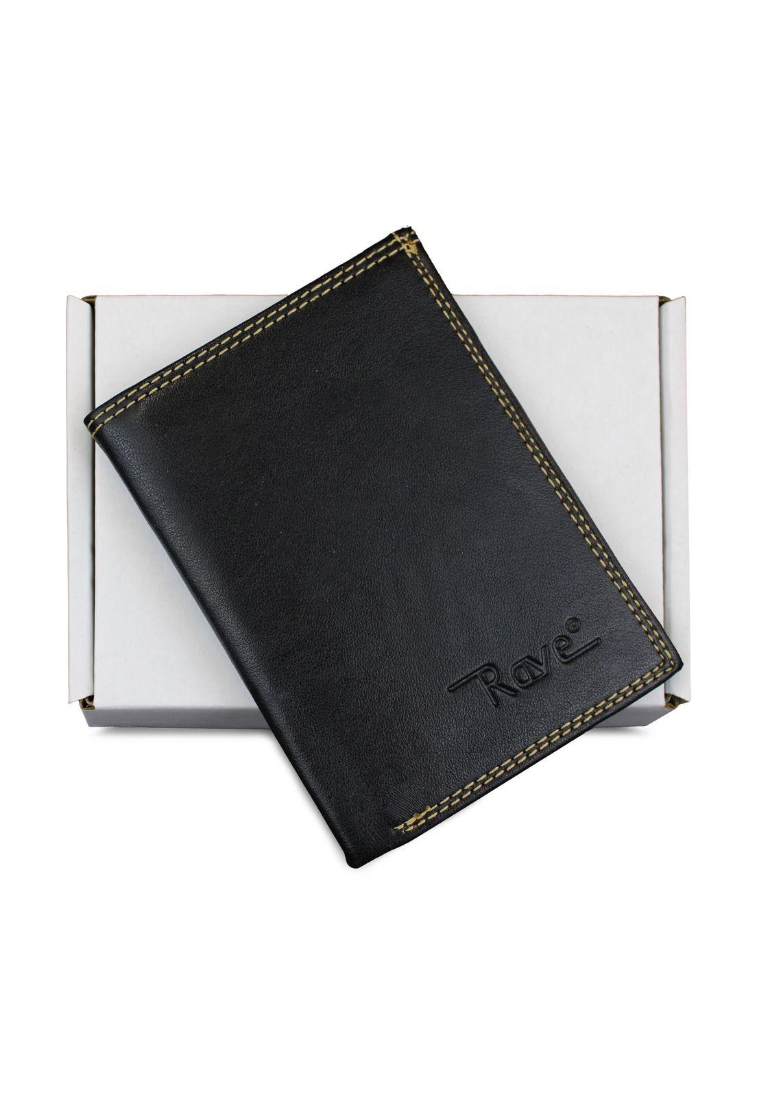Billetera con monedero Rave negra Kubayoff-4
