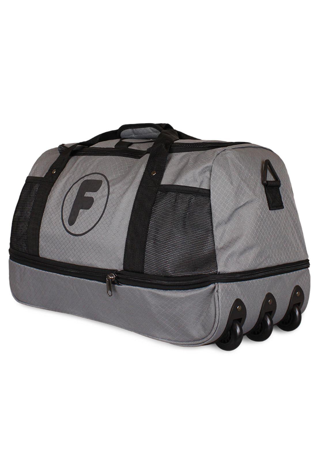 Bolso tipo mochila con ruedas Goliat gris F la maleta de chile-0