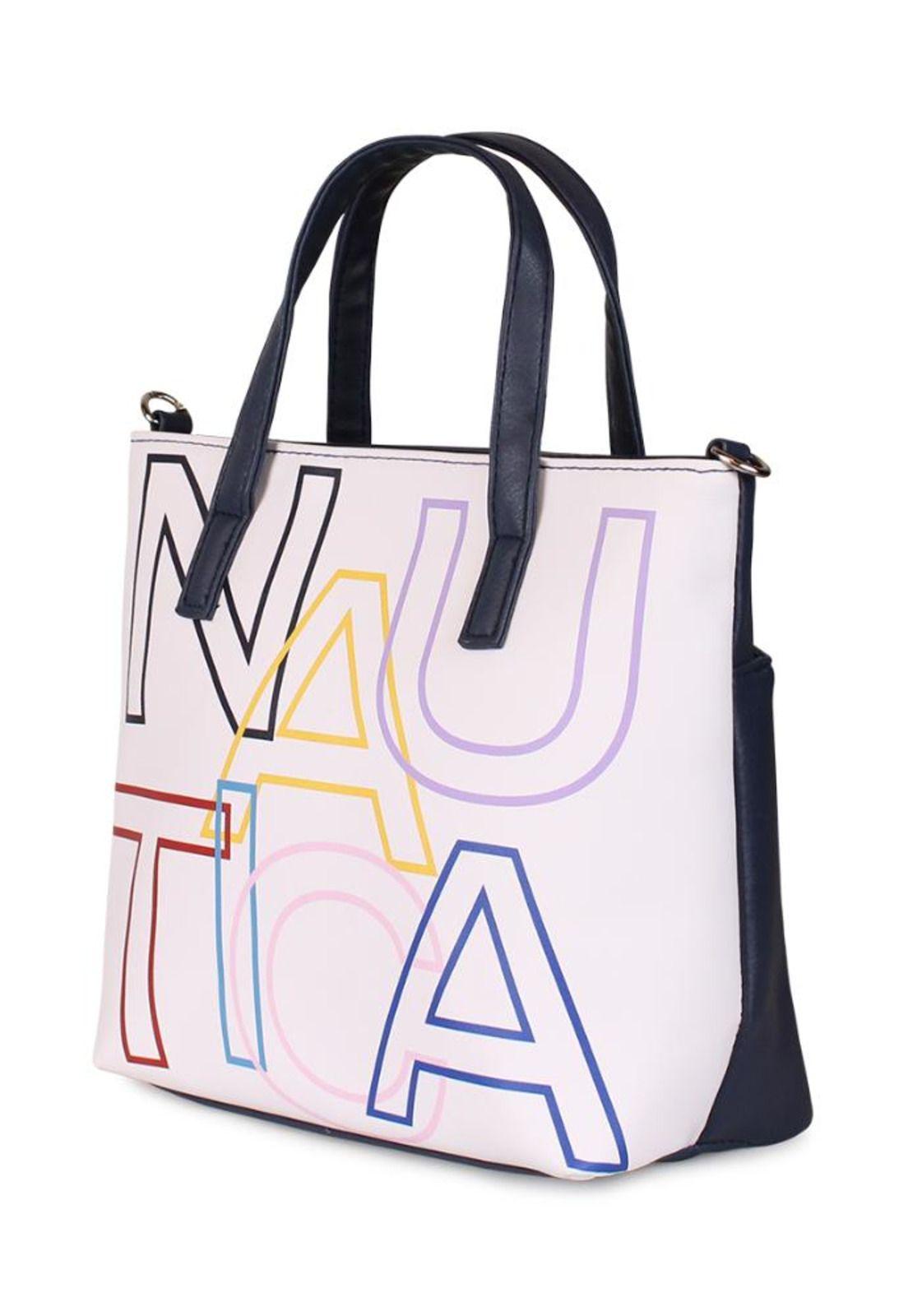 Cartera Outliner blanca Nautica-1