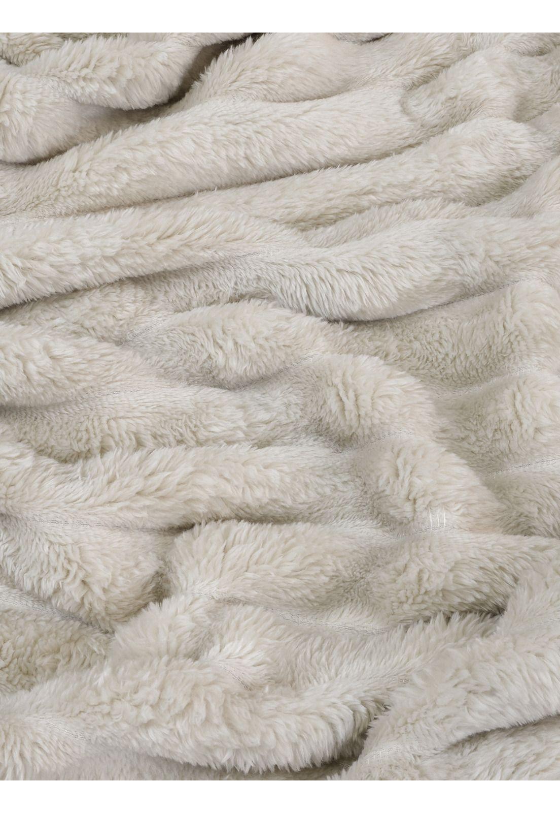 Pack 2 Mantas de cama Nautica Home Jacquard Franela ultrasuave 127x178cm-2