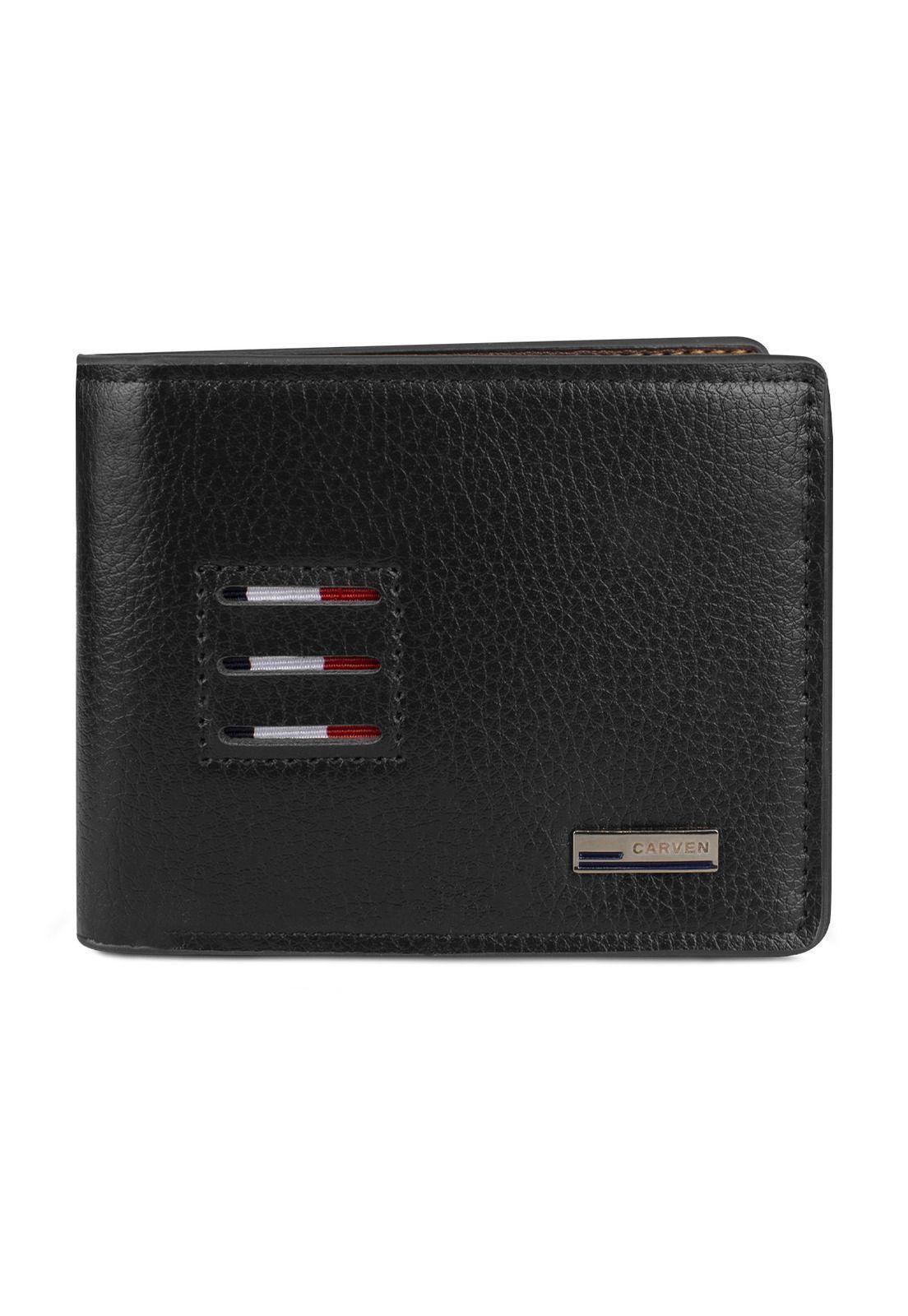 Billetera hombre Tommy negra Carven Paris-2