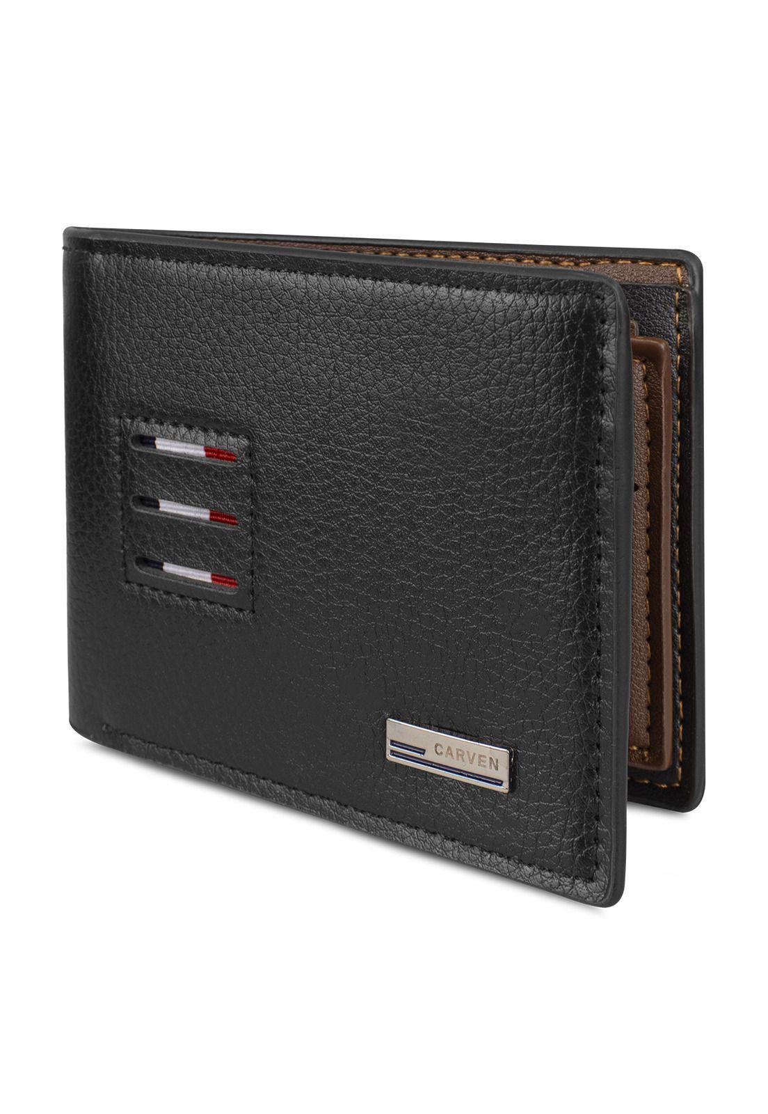 Billetera hombre Tommy negra Carven Paris-3