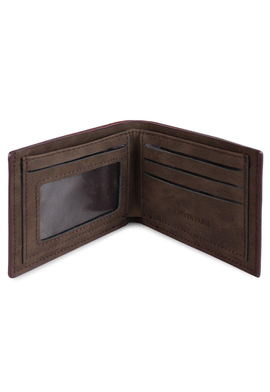 Billetera de hombre Nick café oscuro Carven Paris-2
