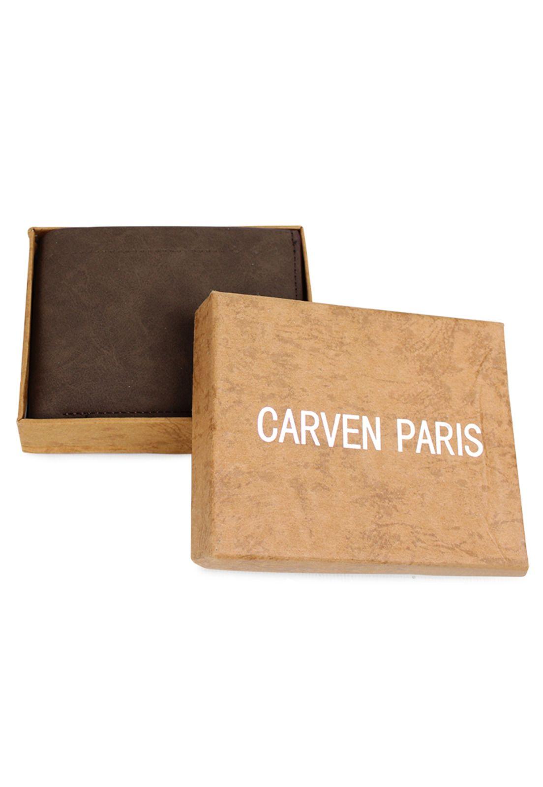 Billetera de hombre Nick café oscuro Carven Paris-4
