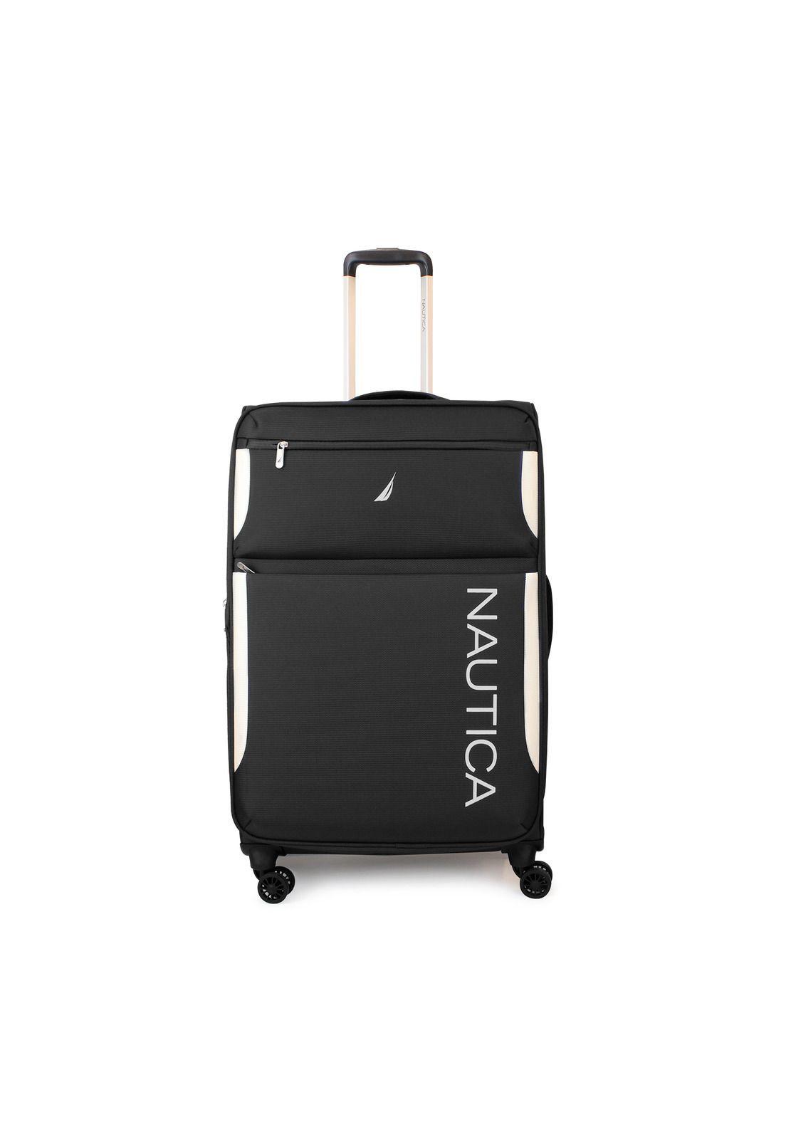 Pack 2 maletas blandas de tela M+L Nautica Marbella 20k y 23k negra-6