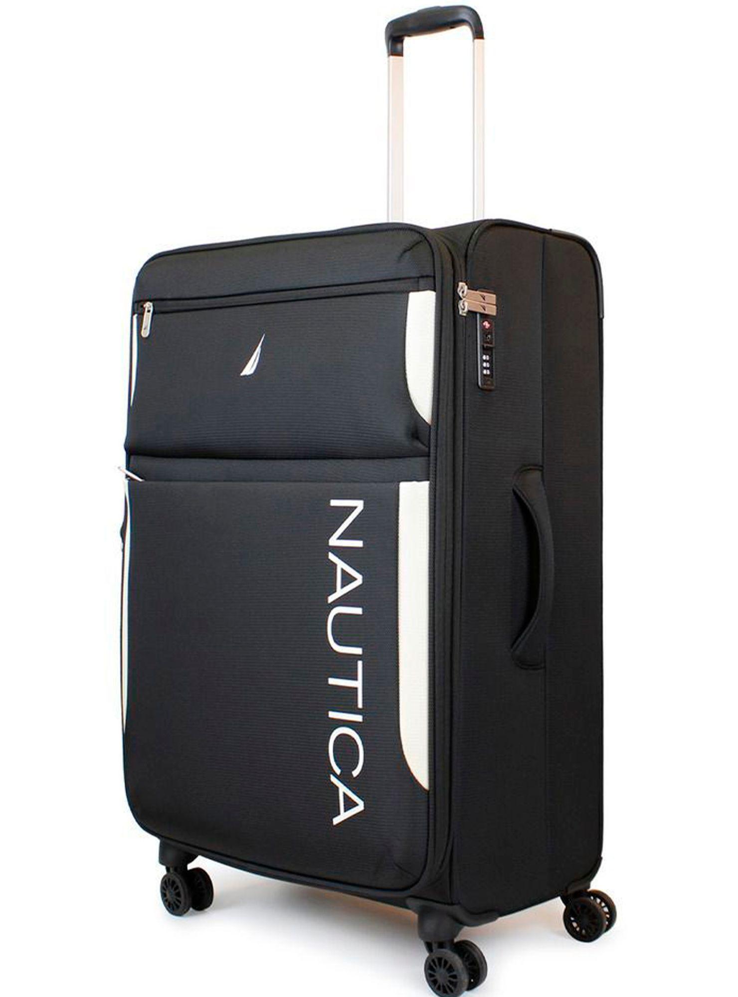 Pack 2 maletas blandas de tela M+L Nautica Marbella 20k y 23k negra-4
