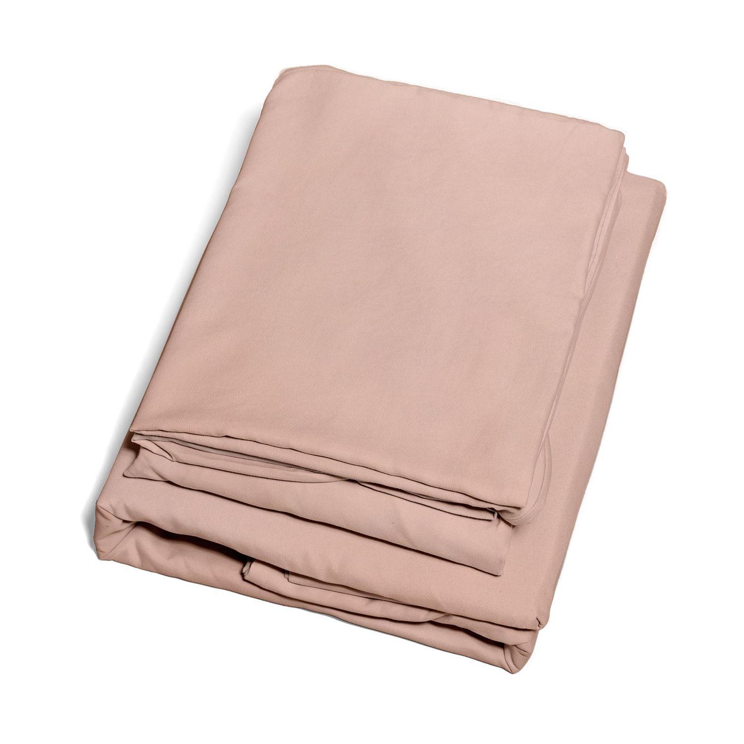 Juego de Sábanas Nautica 3piezas microfibra 1,5 Plazas rosado-3