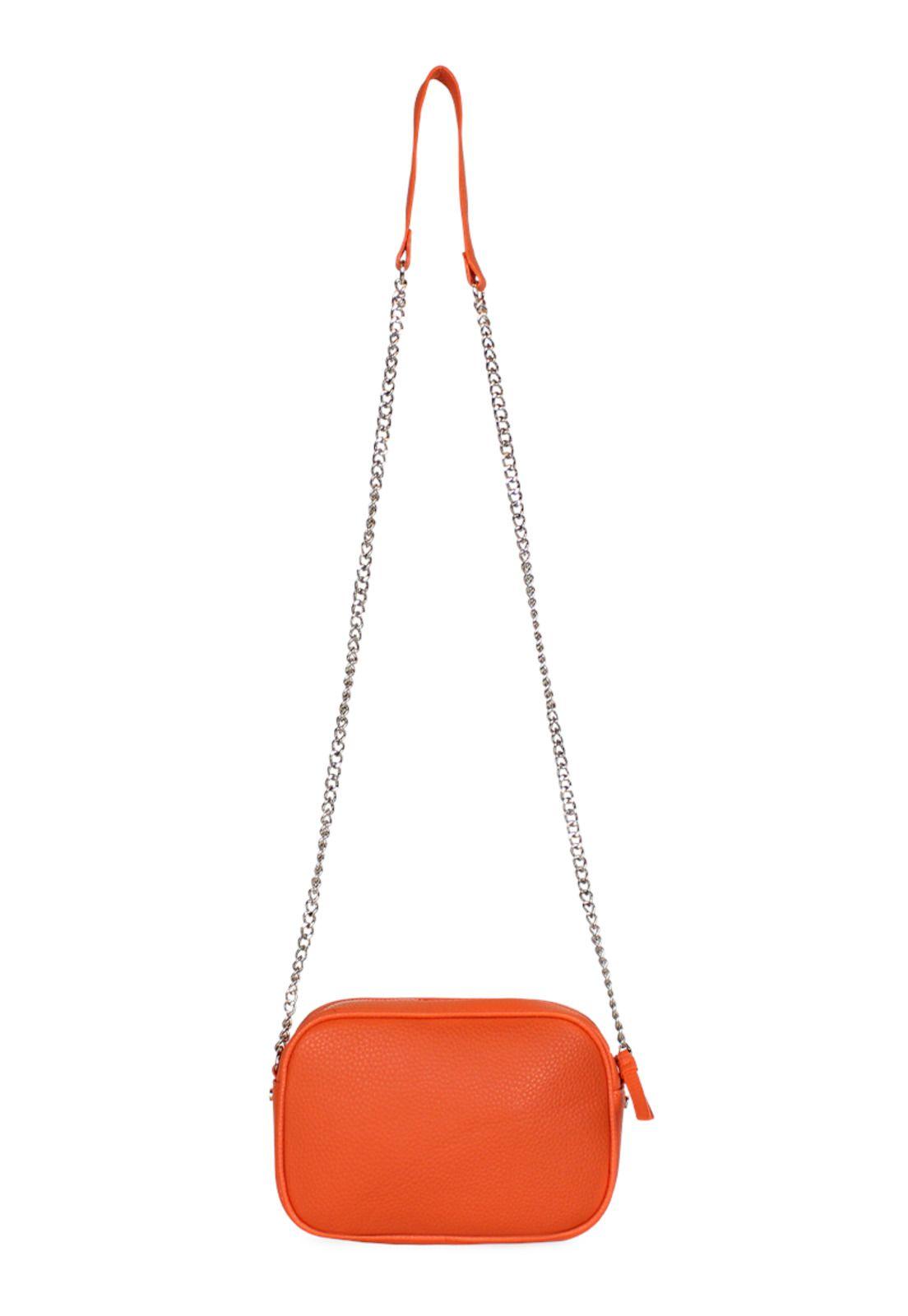 Pack Kenneth cole Cartera calixta orange + Pañuelo Janis gris-3