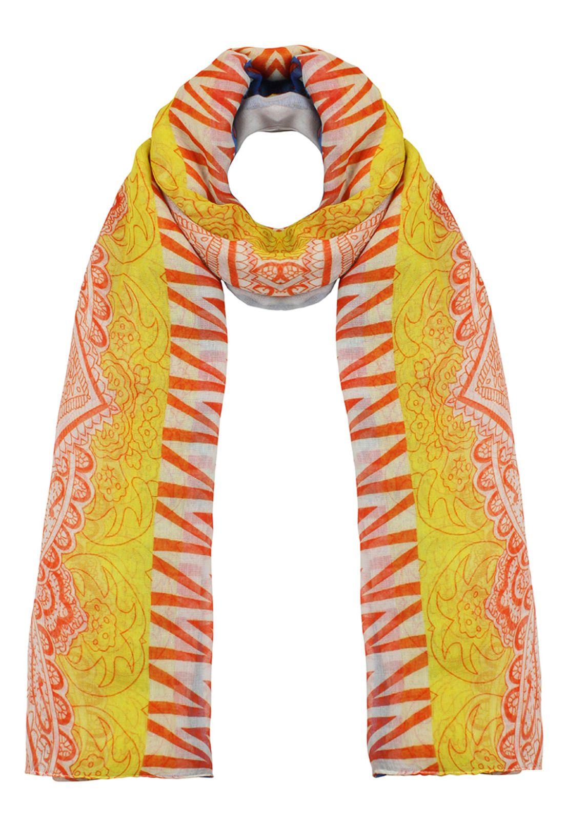 Pack Kenneth cole Cartera calixta orange + Pañuelo Janis gris-4