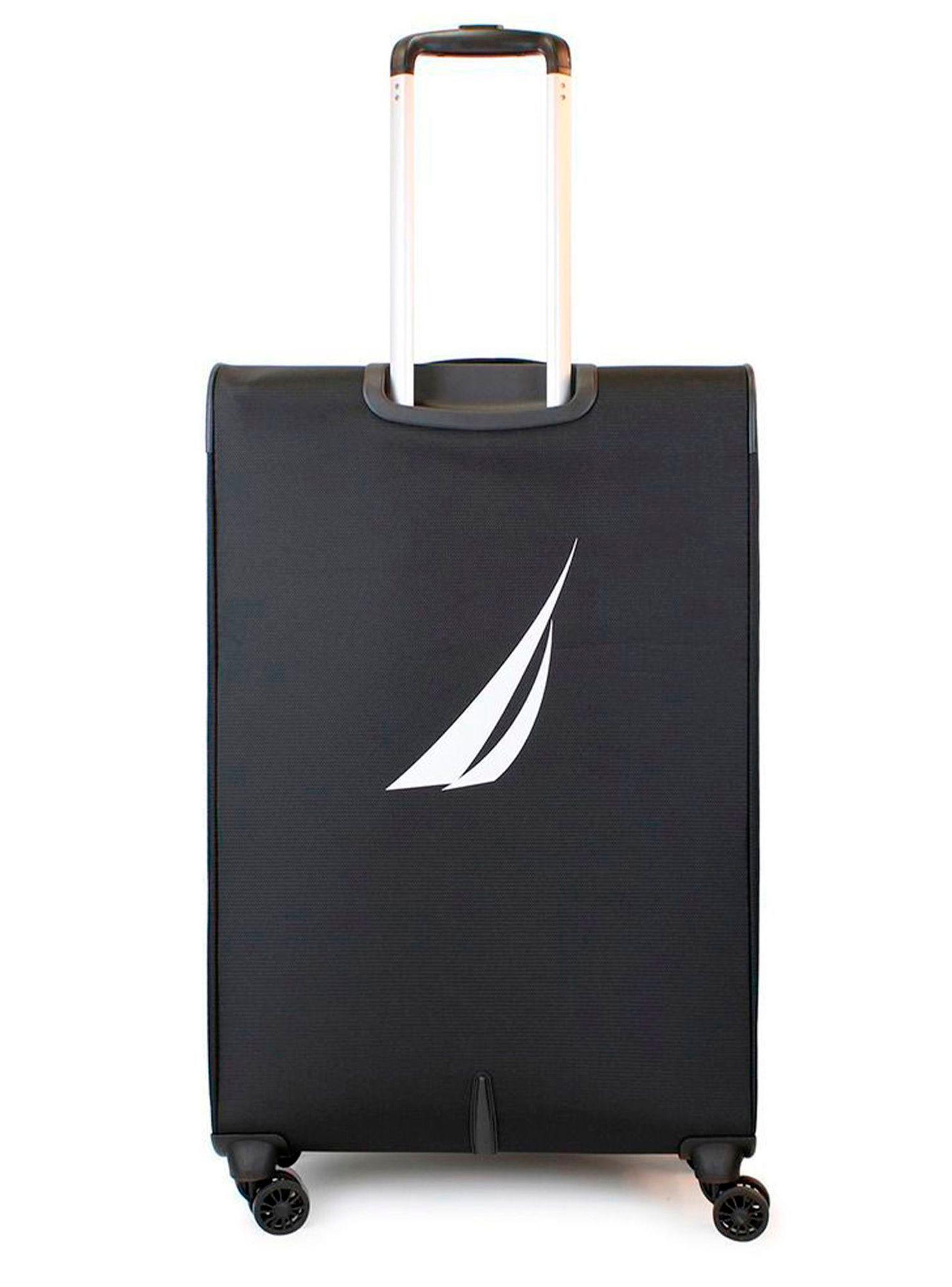 Set de 3 maletas blandas de tela S+M+L Nautica Munich negra-7