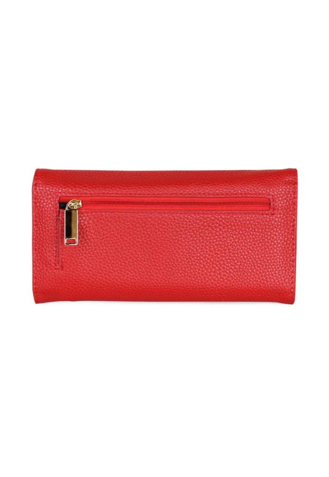 2 Billeteras de mujer Fidelia negra y roja Kenneth Cole-7