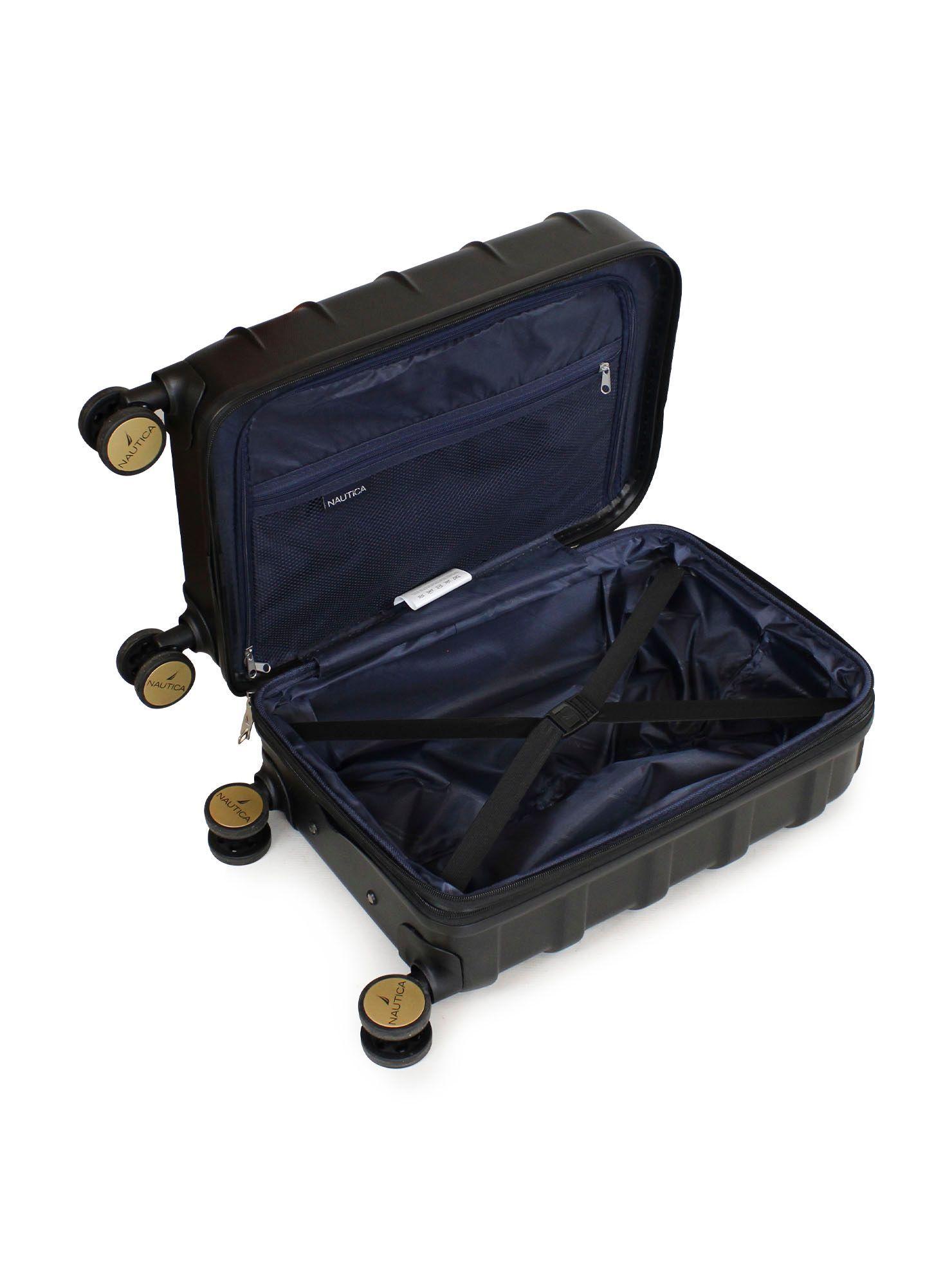 Pack Maleta de cabina Mónaco 10kg negro + Kit de sueño Nautica-2