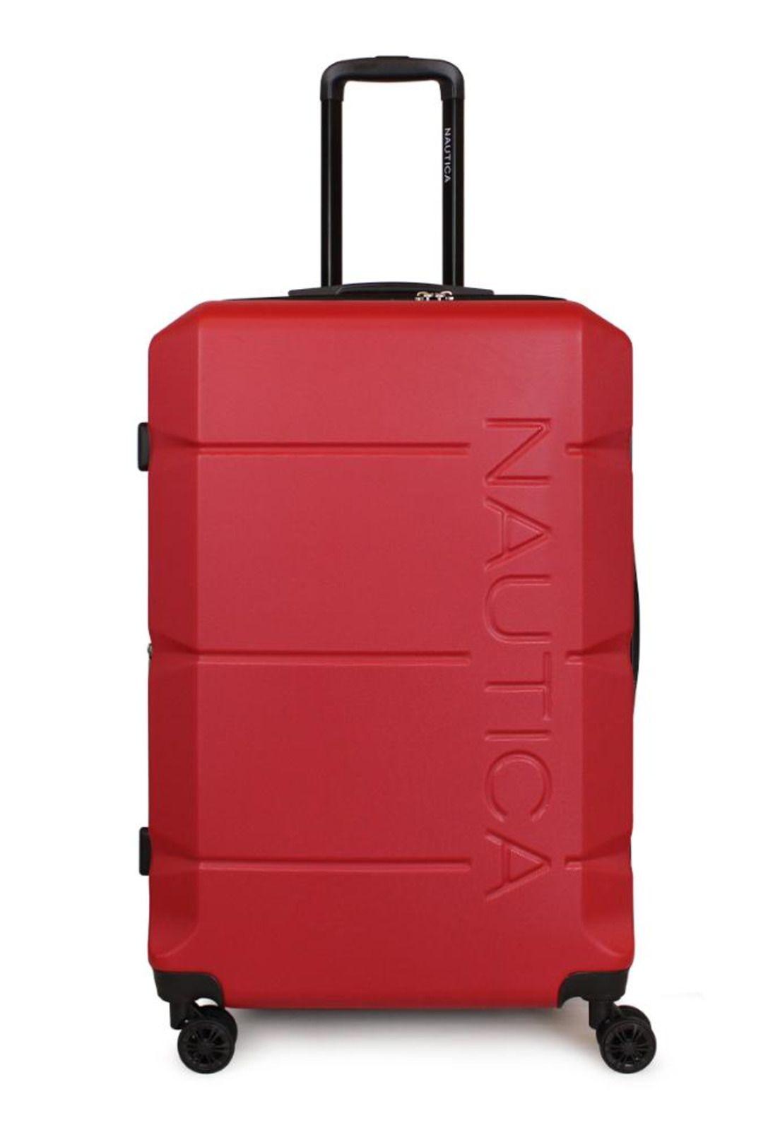 Pack 2 maletas Mediana 20kg + grande 23kg Marine roja Nautica-5