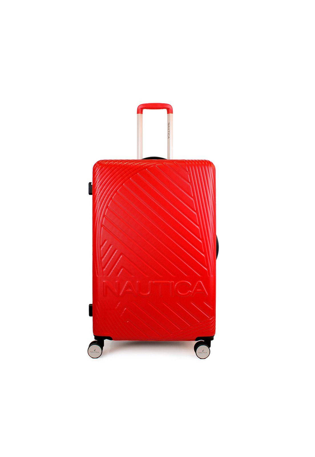 Pack 2 maletas Nautica M+L Bahamas 20kg y 23kg roja-4