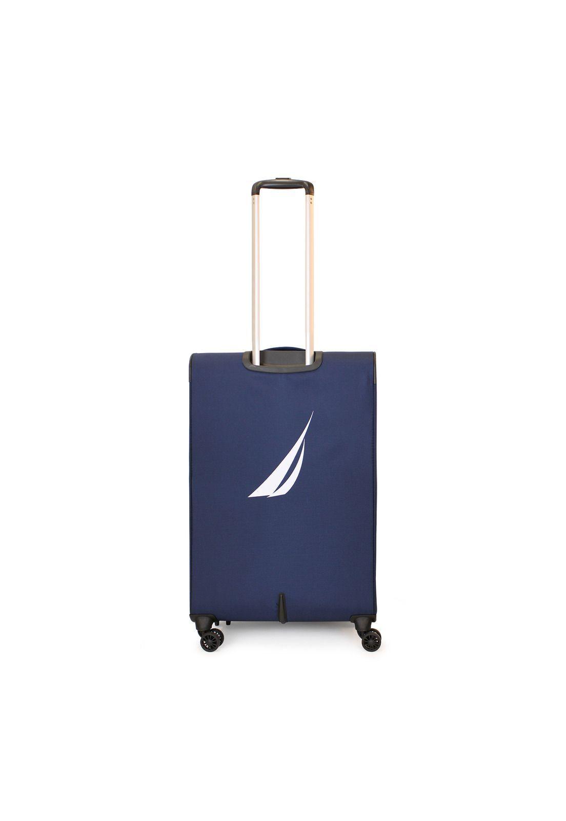 Maleta blanda de tela mediana Nautica Lisboa 20kg azul-7