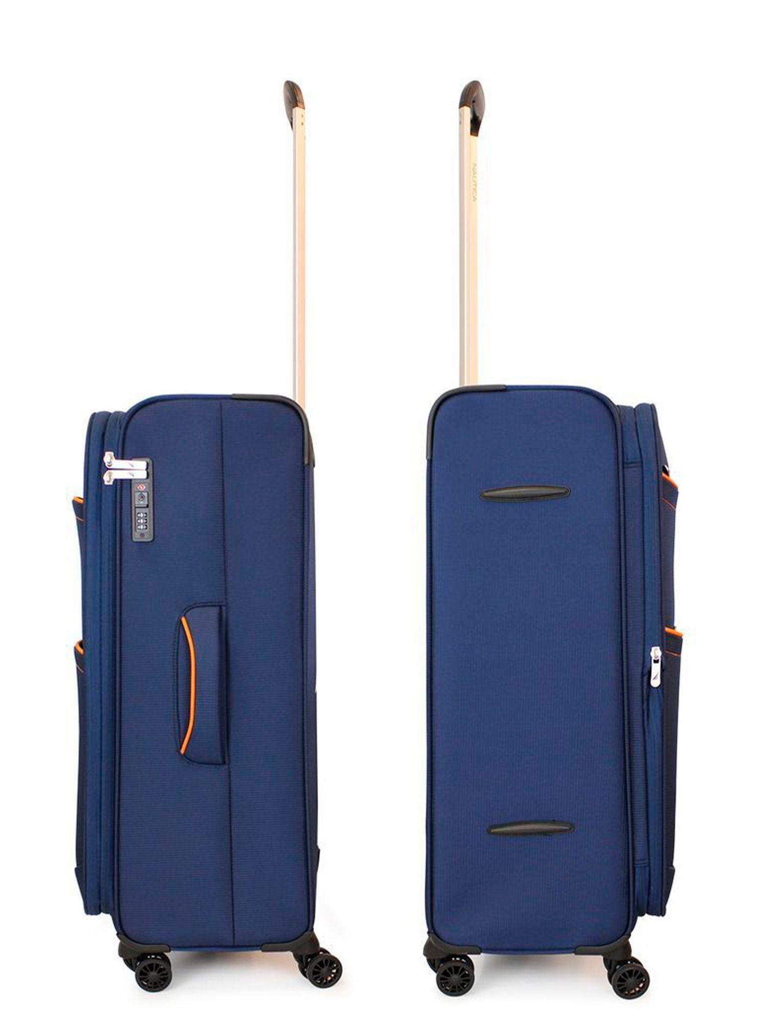 Maleta blanda de tela mediana Nautica Lisboa 20kg azul-5