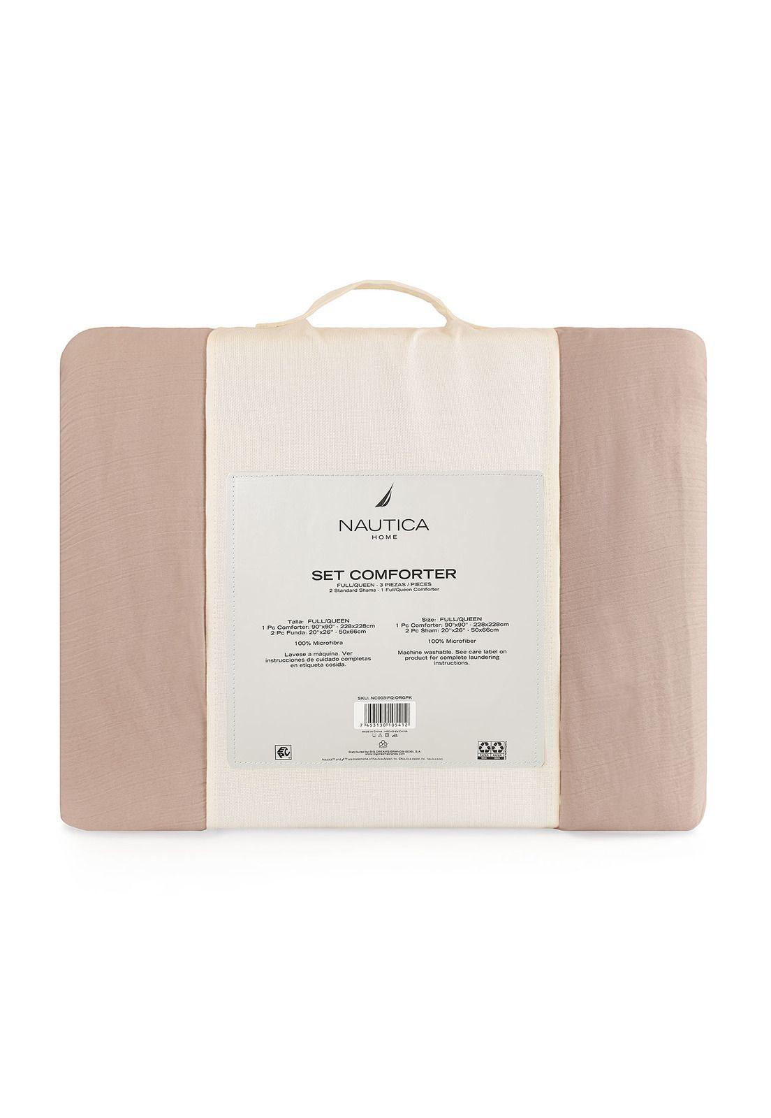 Cubrecama Queen Nautica Home Reversible + Fundas-4