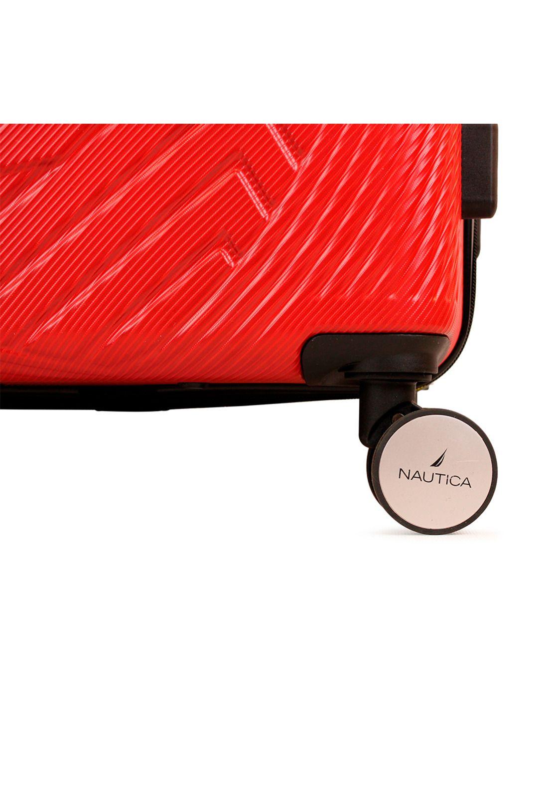Maleta de cabina Nautica S 10kg Bahamas roja-4