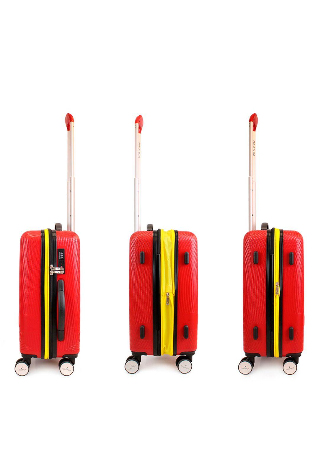 Maleta de cabina Nautica S 10kg Bahamas roja-6