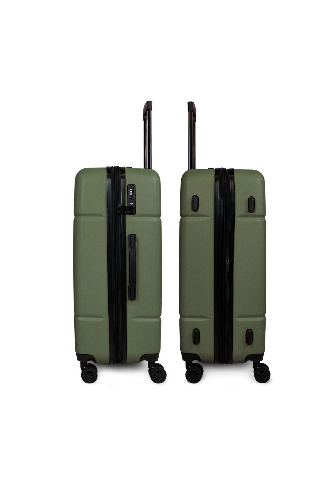 Maleta grande Amsterdam L 23kg verde Nautica-6