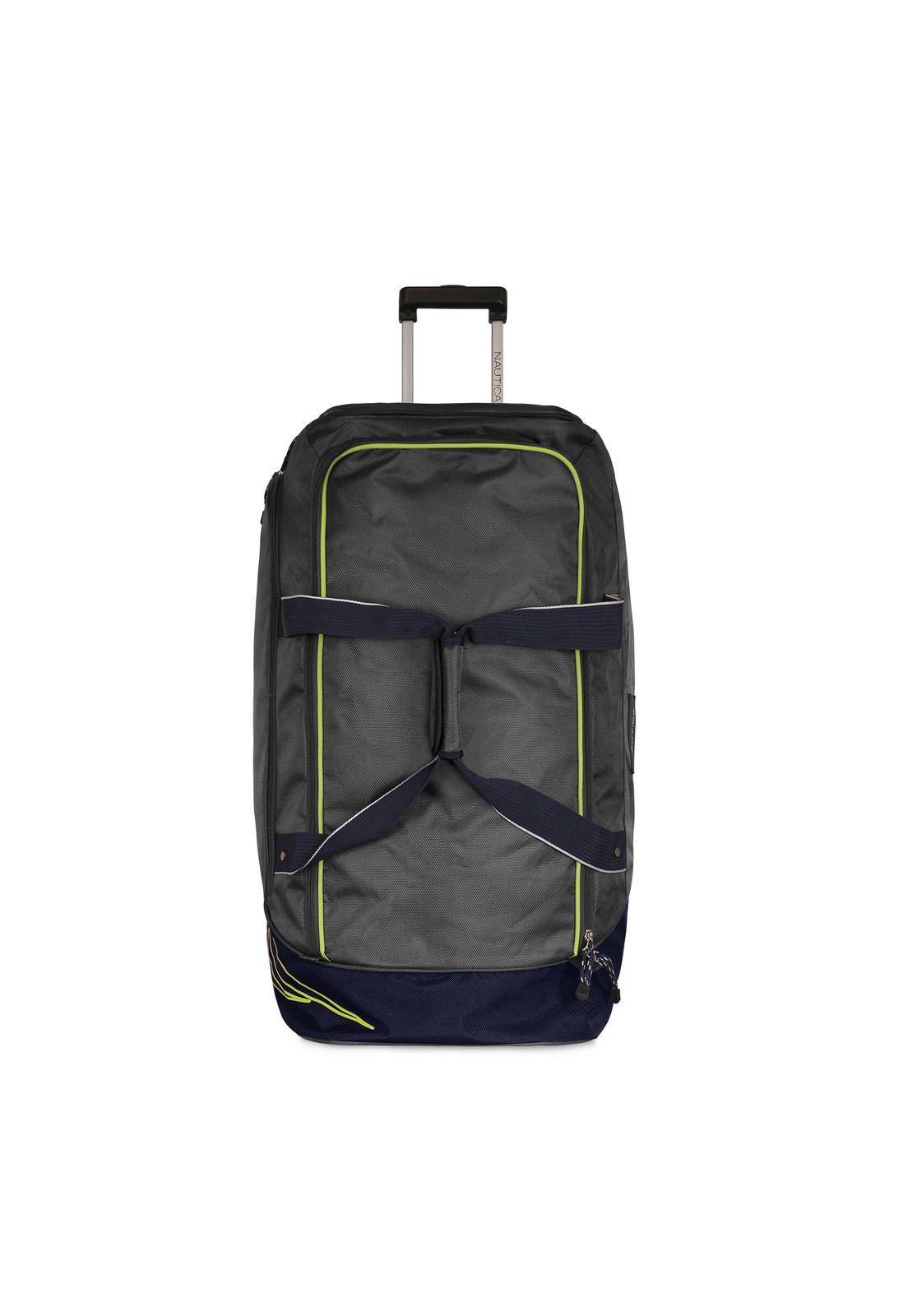 Set 3 Bolsos de Viaje con ruedas Nautica Mannar Gris + Candado-4