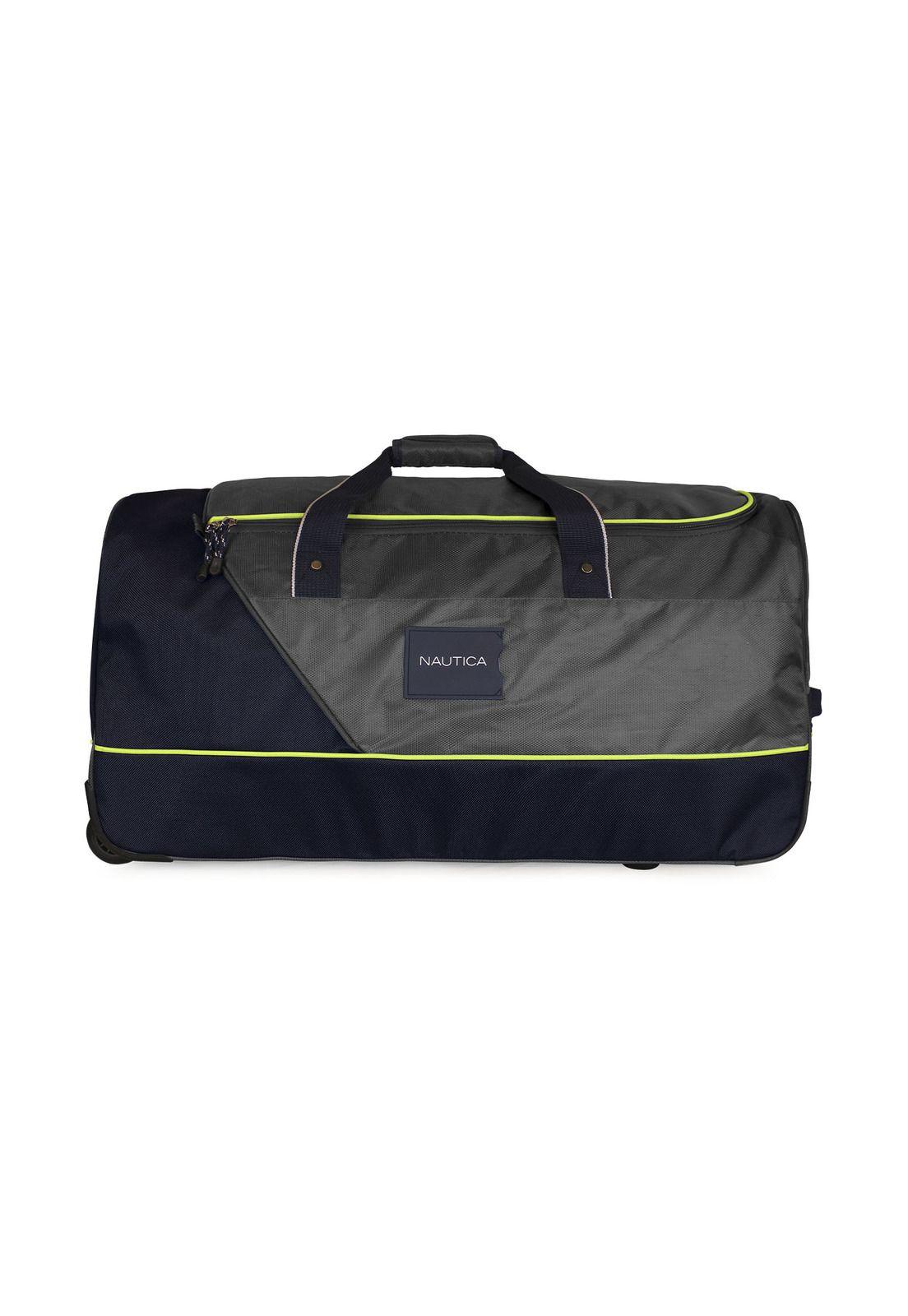 Set 3 Bolsos de Viaje con ruedas Nautica Mannar Gris + Candado-6