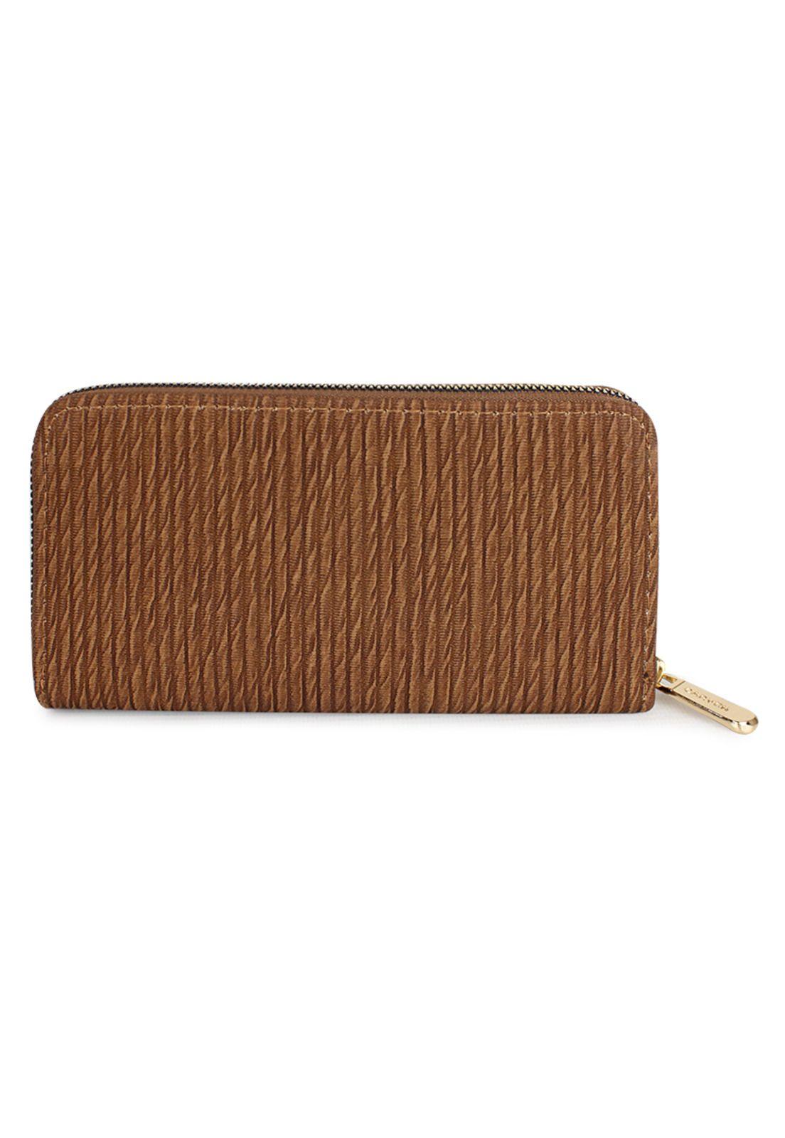 Billetera mujer Abby café Carven-2