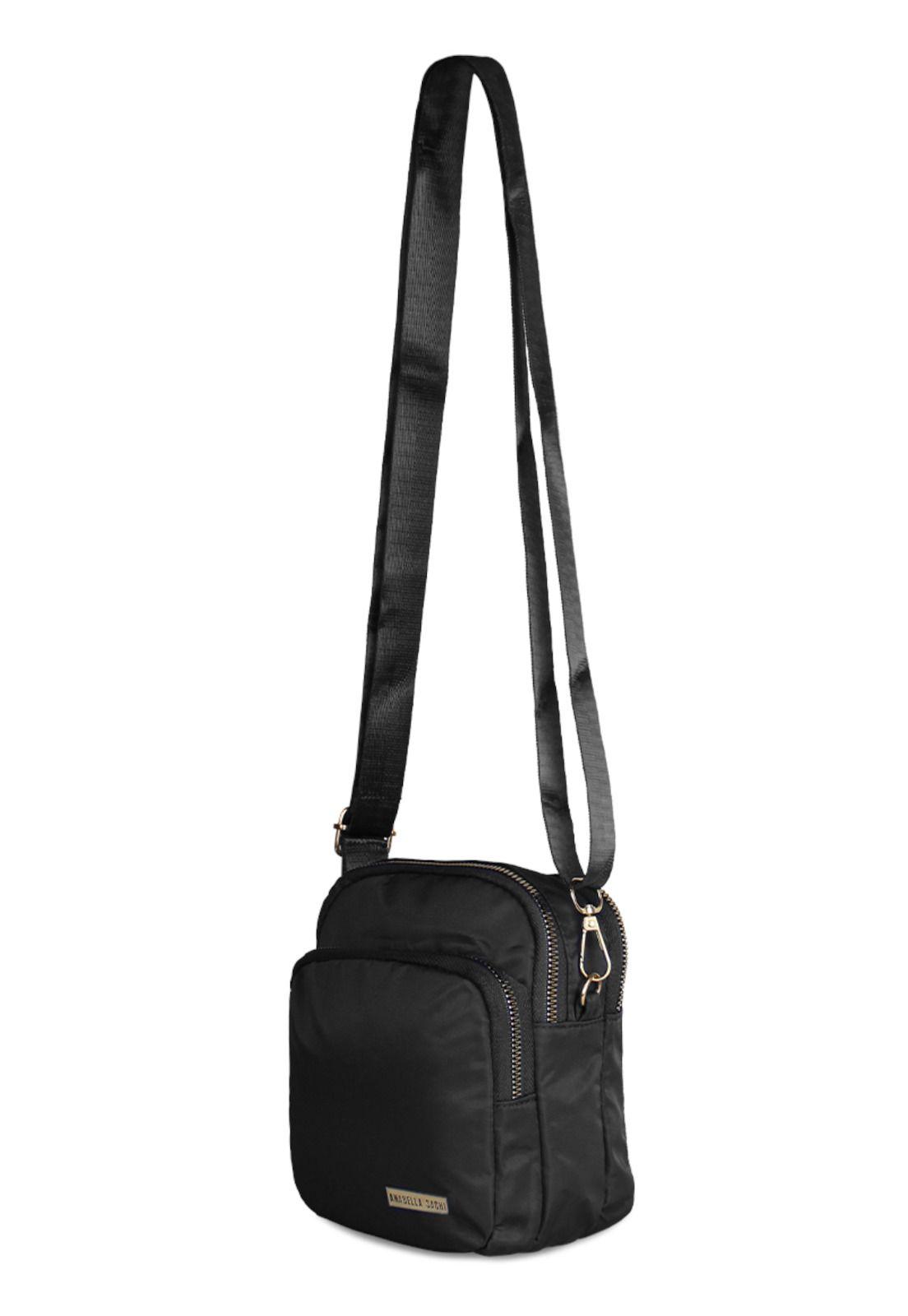 Cartera bandolera Isa negra Anabella Sachi-2