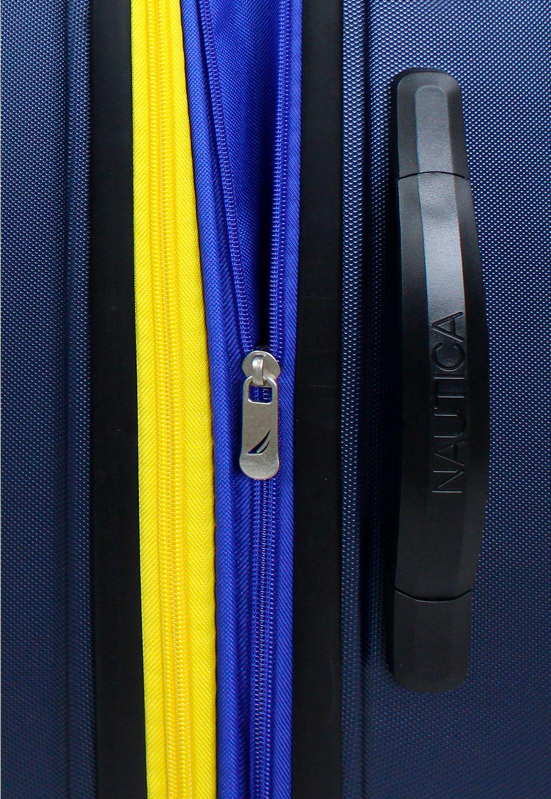 Set Nautica 3 Maletas Prime S+M+L + Cartera Delray azul-9