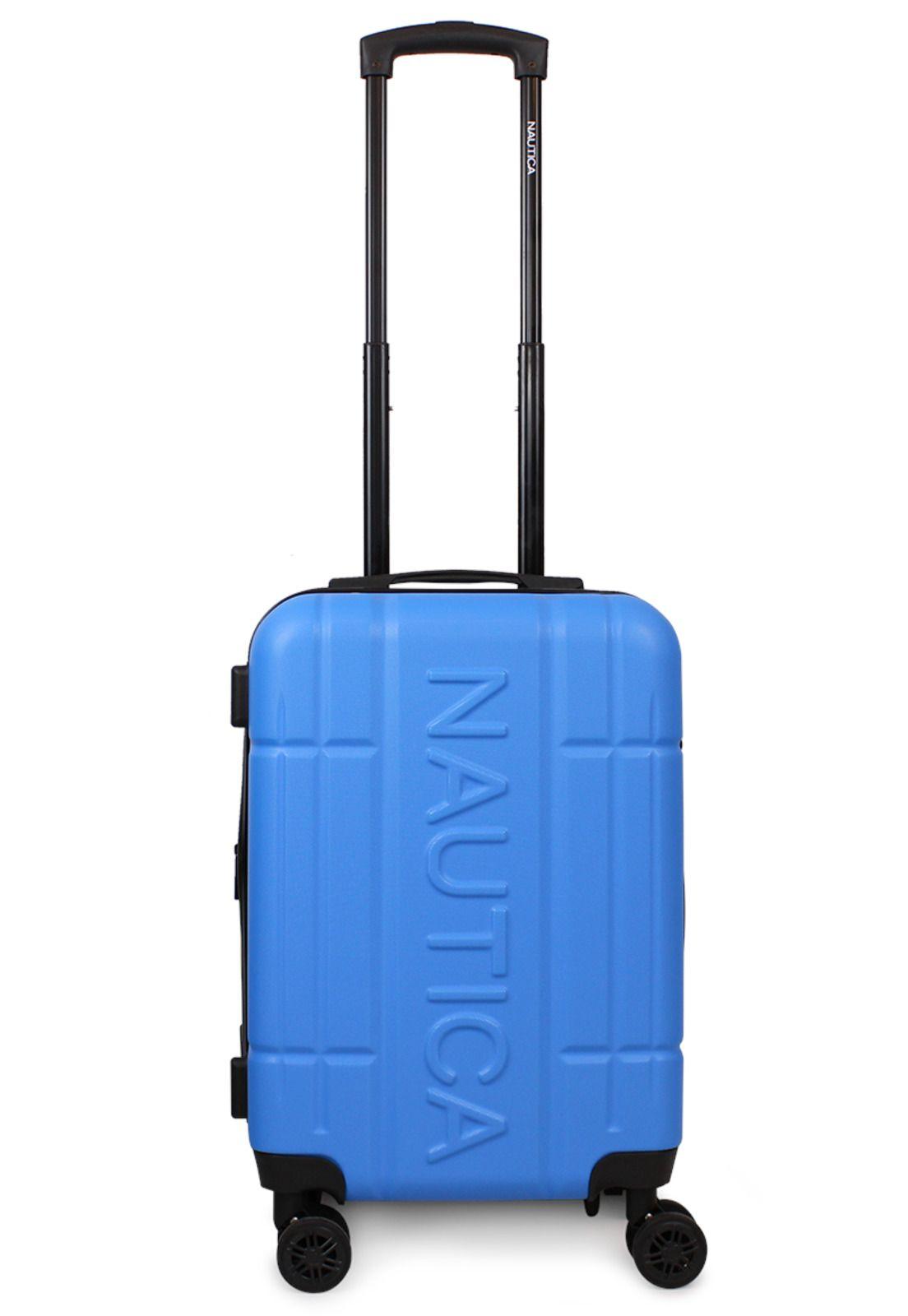 Maleta cabina Amsterdam S 10kg celeste Nautica-0