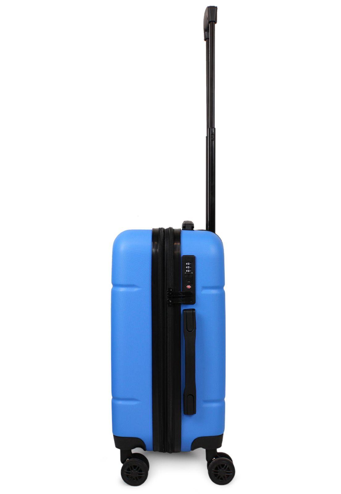 Maleta cabina Amsterdam S 10kg celeste Nautica-8