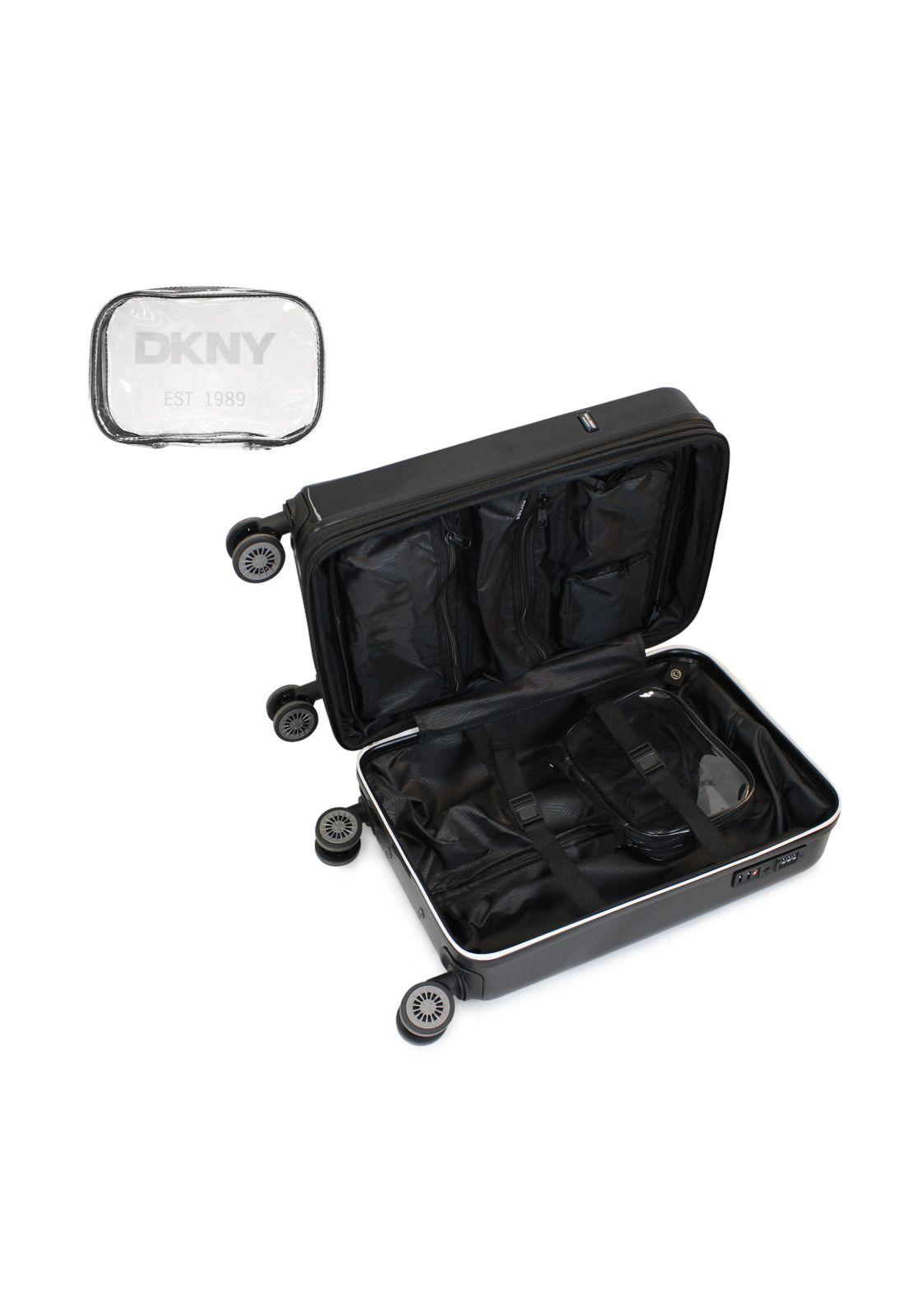 Pack 2 Maletas Donna Karan Luxe S 10kg + L 23kg negra DKNY-3