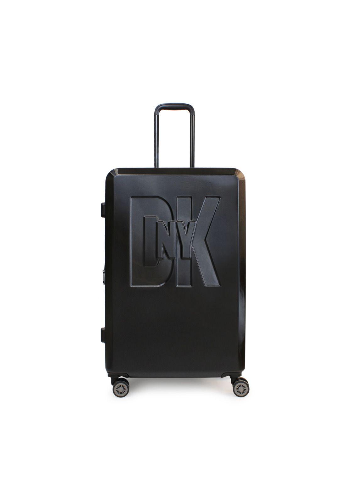 Pack 2 Maletas Donna Karan Luxe S 10kg + L 23kg negra DKNY-4