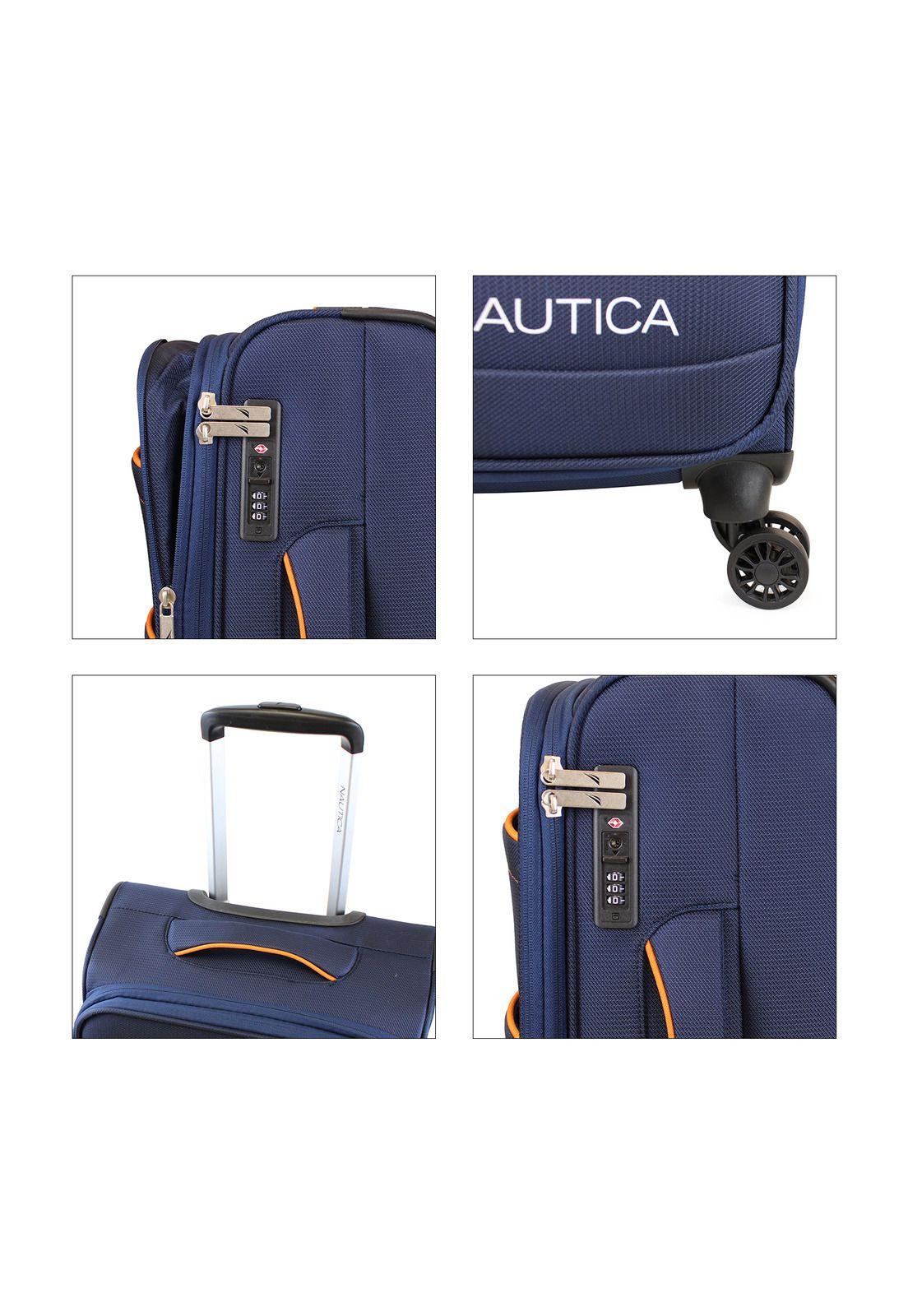 Pack 2 maletas de tela S+M Nautica Lisboa 10k y 20k azul-2