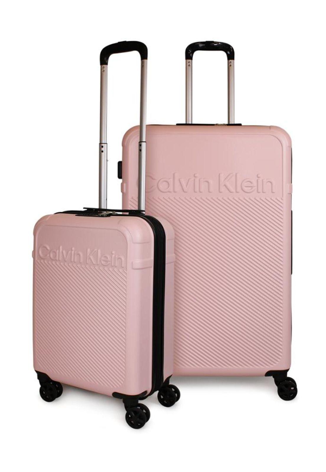 Pack 2 maletas Expression S de cabina 10kg + grande 23kg rosada Calvin Klein-0