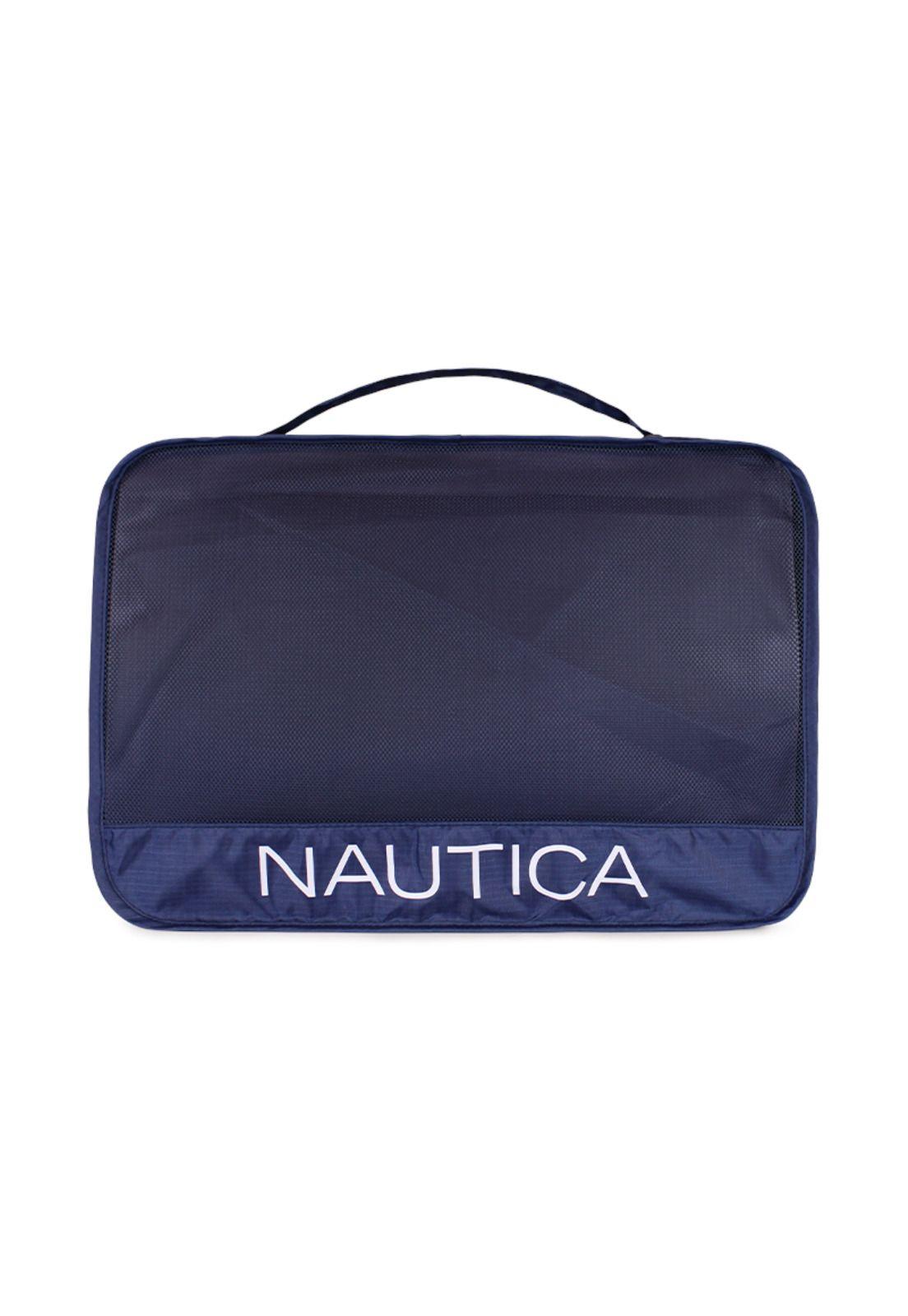 Set 3 Maletas Prime S+M+L + Organizador azul Nautica-2