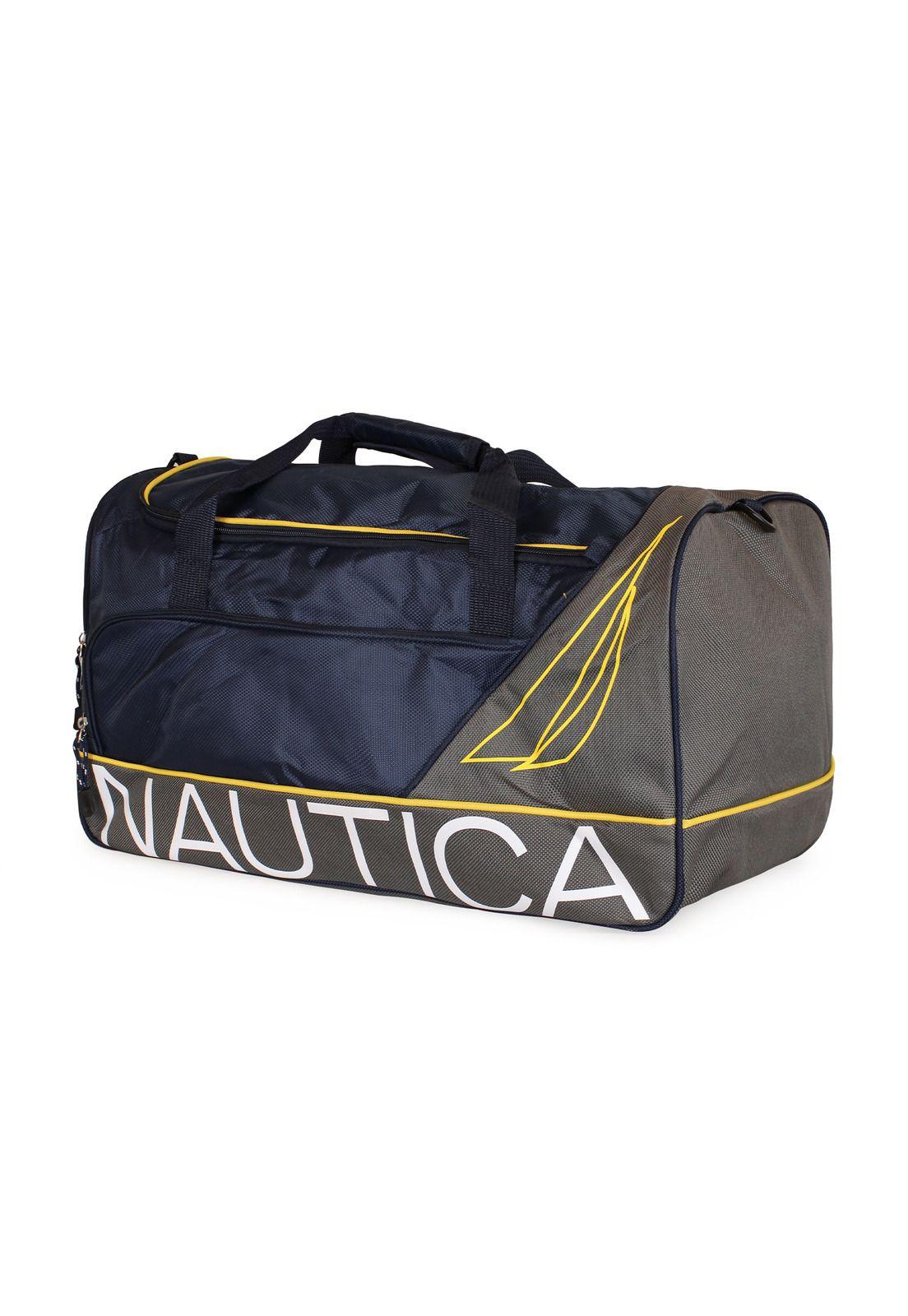 Bolso de Viaje Nautica Mannar M azul + Candado-2