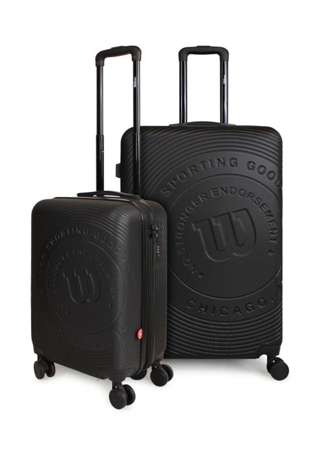 Pack 2 maletas S+L cabina y grande negra Doppler Wilson-0