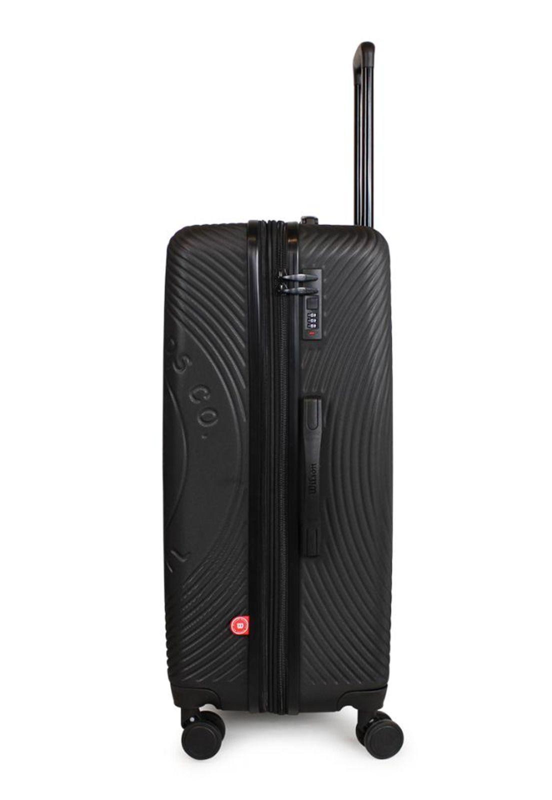 Pack 2 maletas S+L cabina y grande negra Doppler Wilson-6