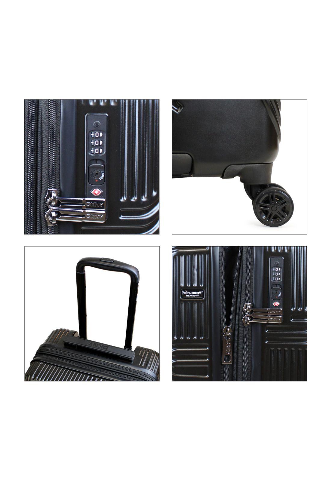 Pack 2 Maletas Donna Karan Urban Vibe S 10kg + L 23kg negra DKNY-7