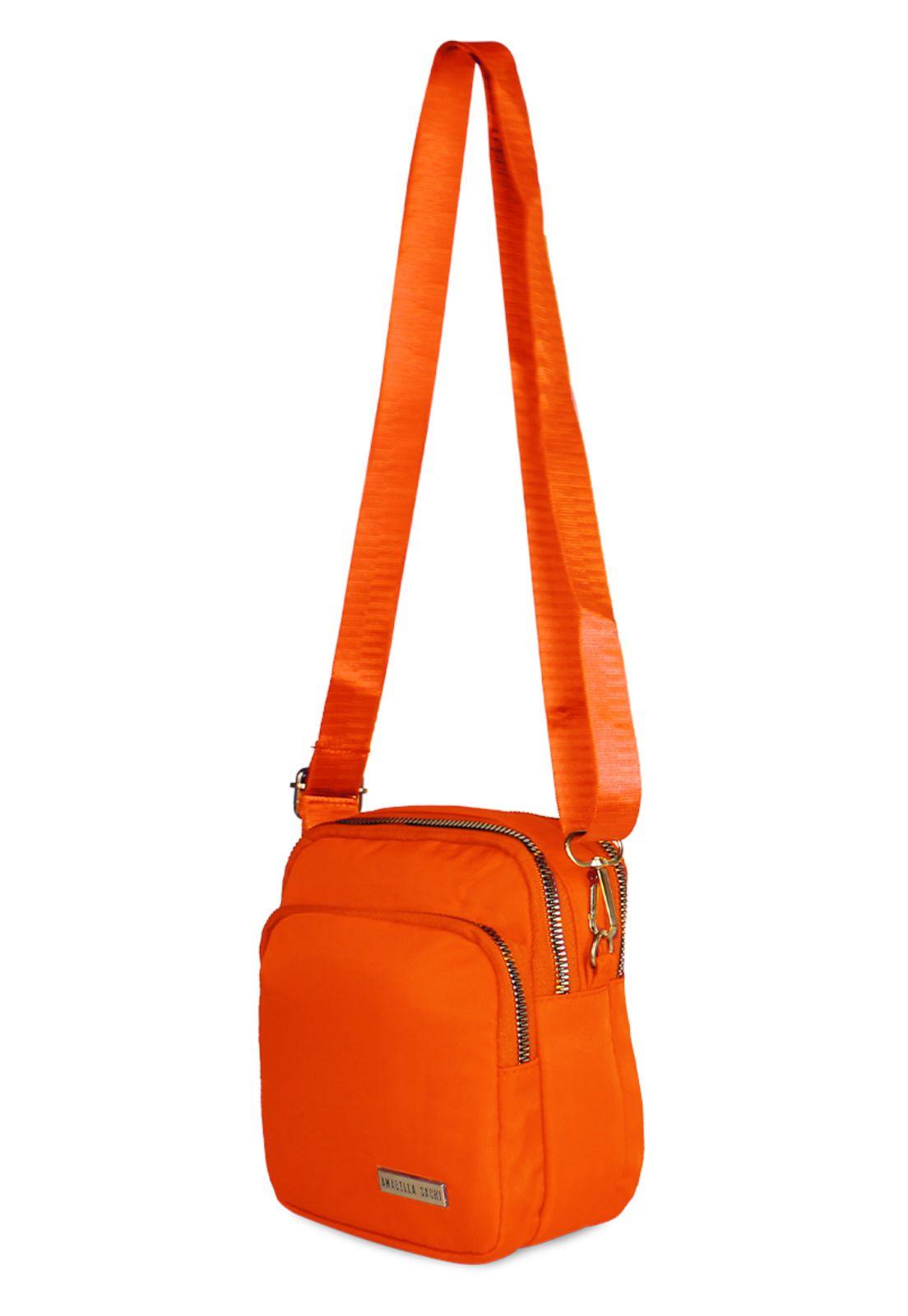 Cartera bandolera Isa naranja Anabella Sachi-2