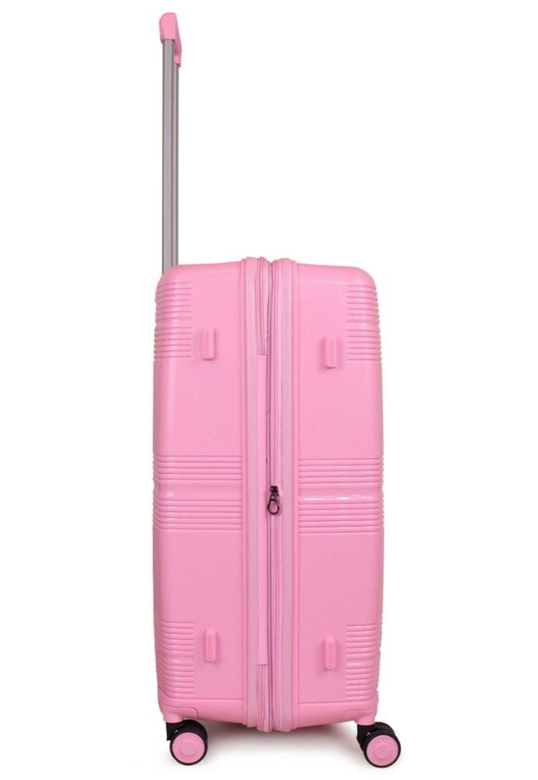 Maleta Mediana CHIC rosada 20kg F la Maleta de Chile-6
