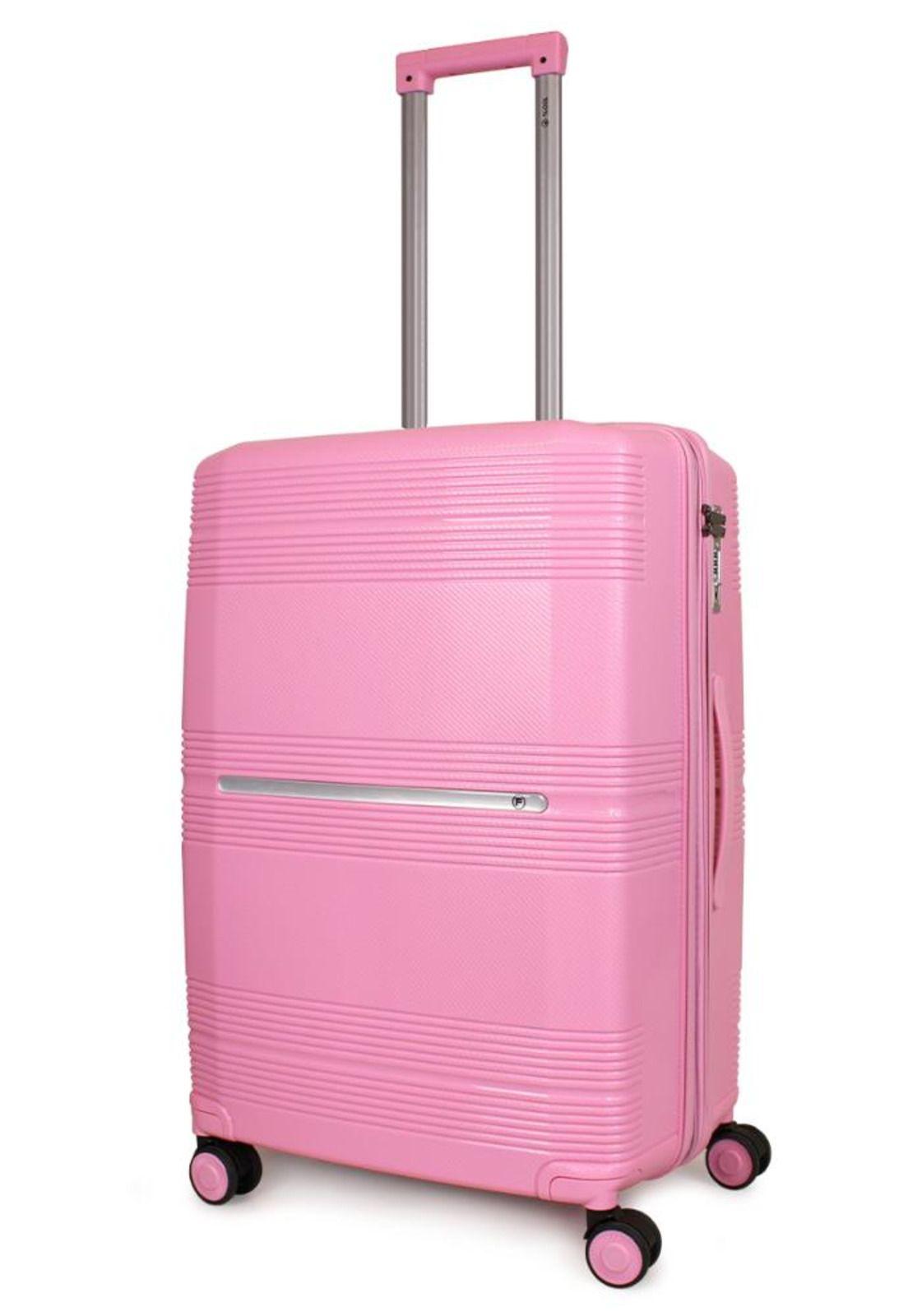 Maleta Mediana CHIC rosada 20kg F la Maleta de Chile-7