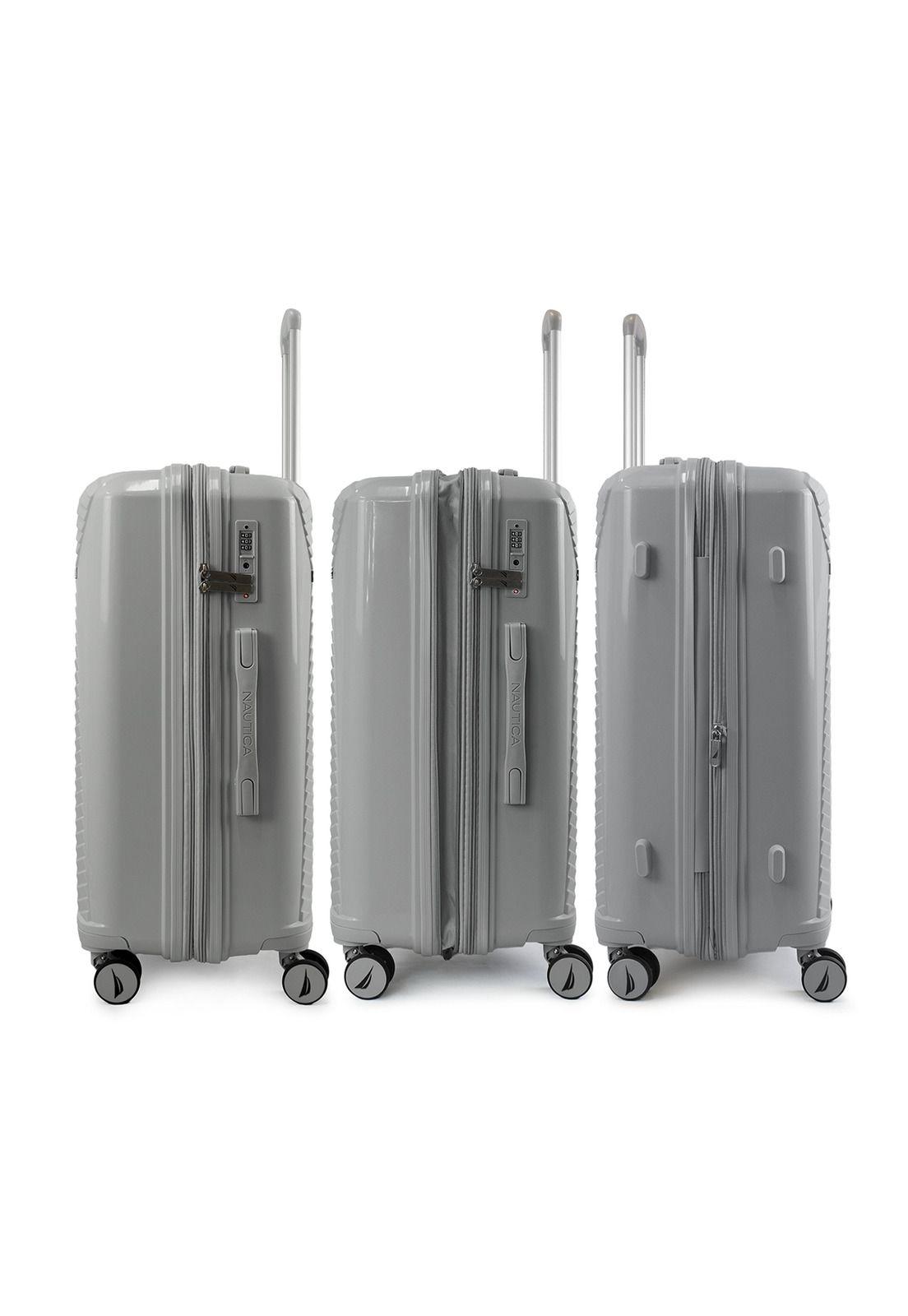 Set 3 Maletas Nautica Niza S+M+L Cabina 10k Mediana 20k y Grande 23k gris-6