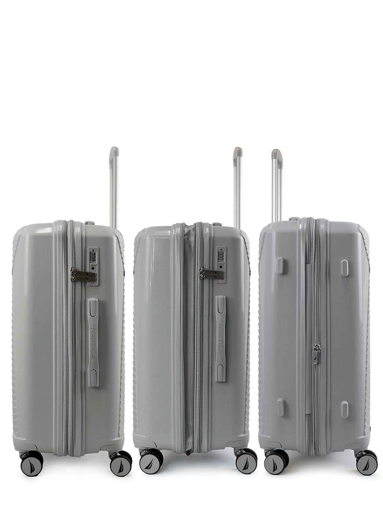 Set 3 Maletas Nautica Niza S+M+L Cabina 10k Mediana 20k y Grande 23k gris-6