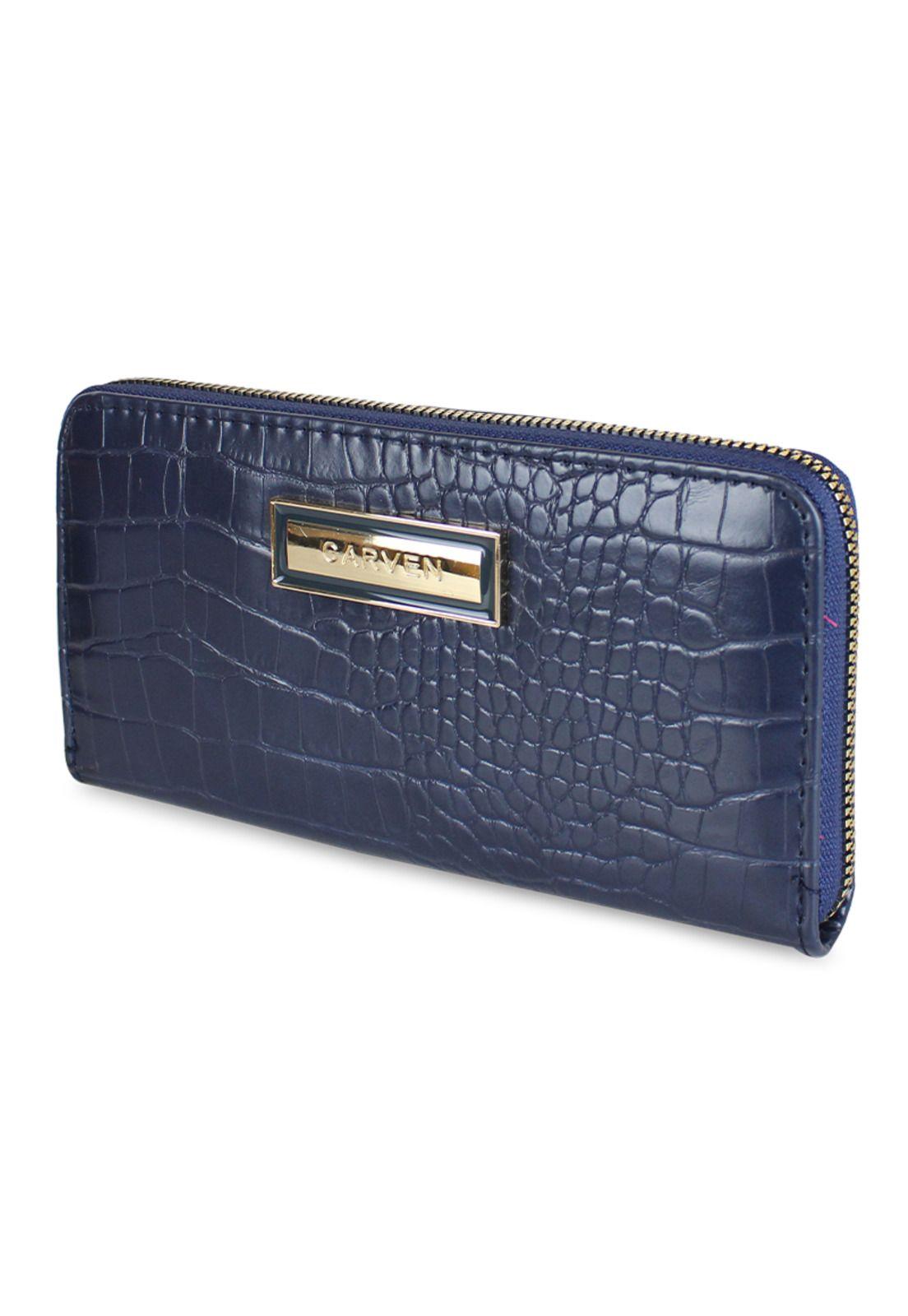 Billetera mujer Sofia azul Carven Paris-1