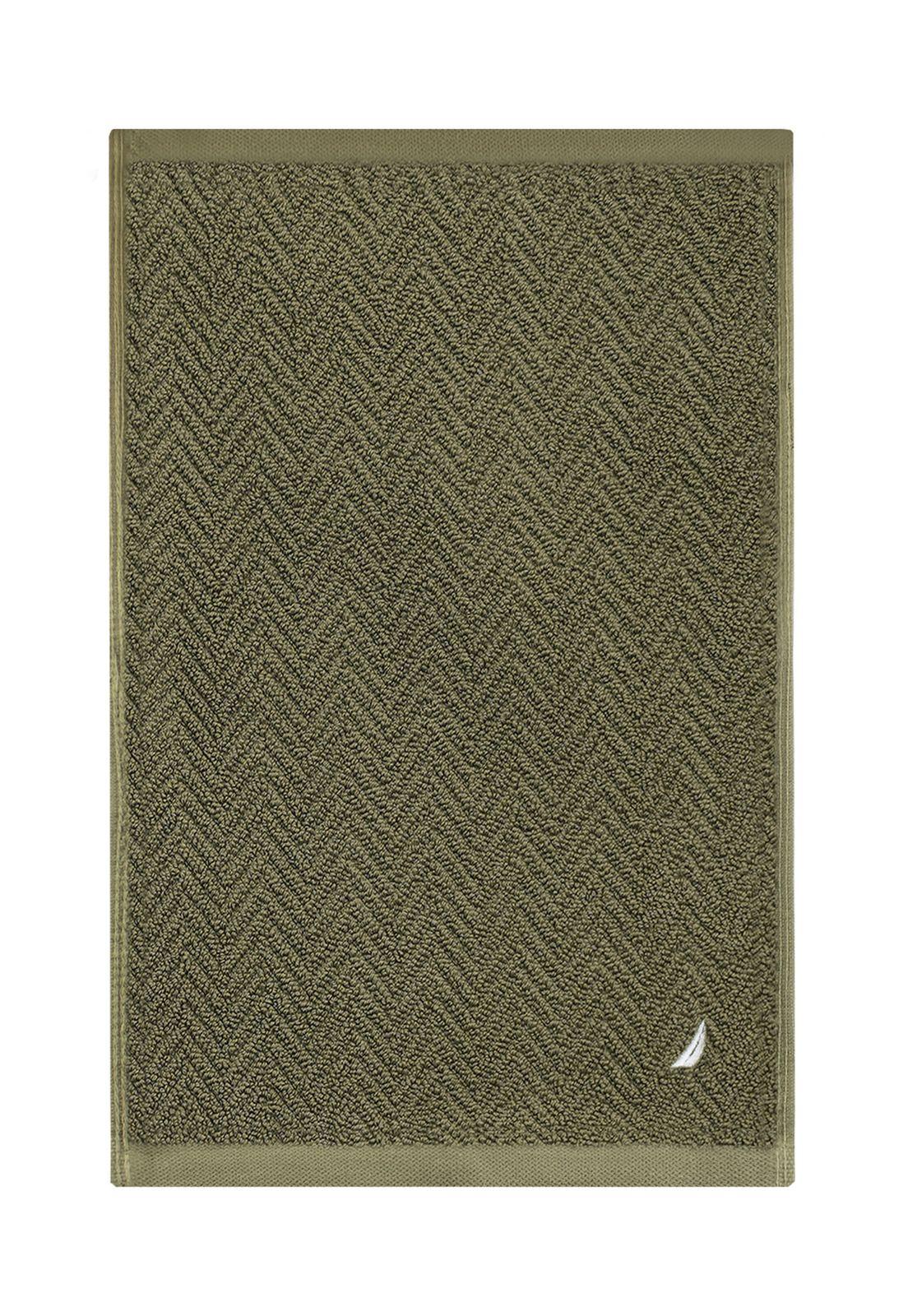 Toalla para manos VIS Nautica 100% algodón alta calidad 30x50cm verde-3