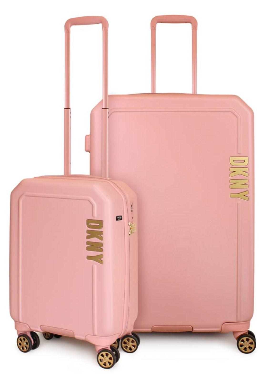Pack 2 Maletas Donna Karan CLEAN S 10kg + L 23kg Pink DKNY-0